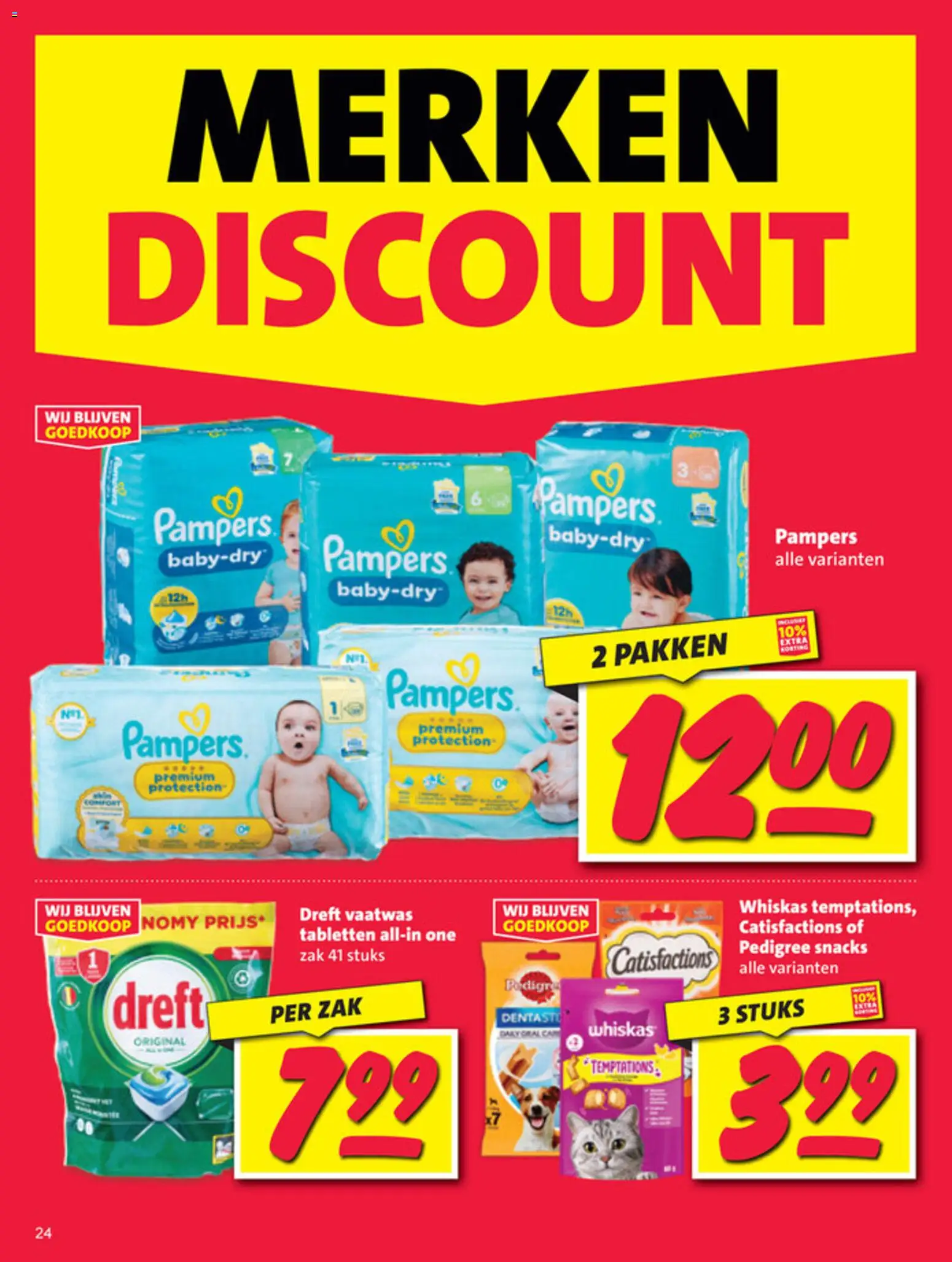 {H1} | Pagina: 24 | Producten: Snacks, Zak, Pampers