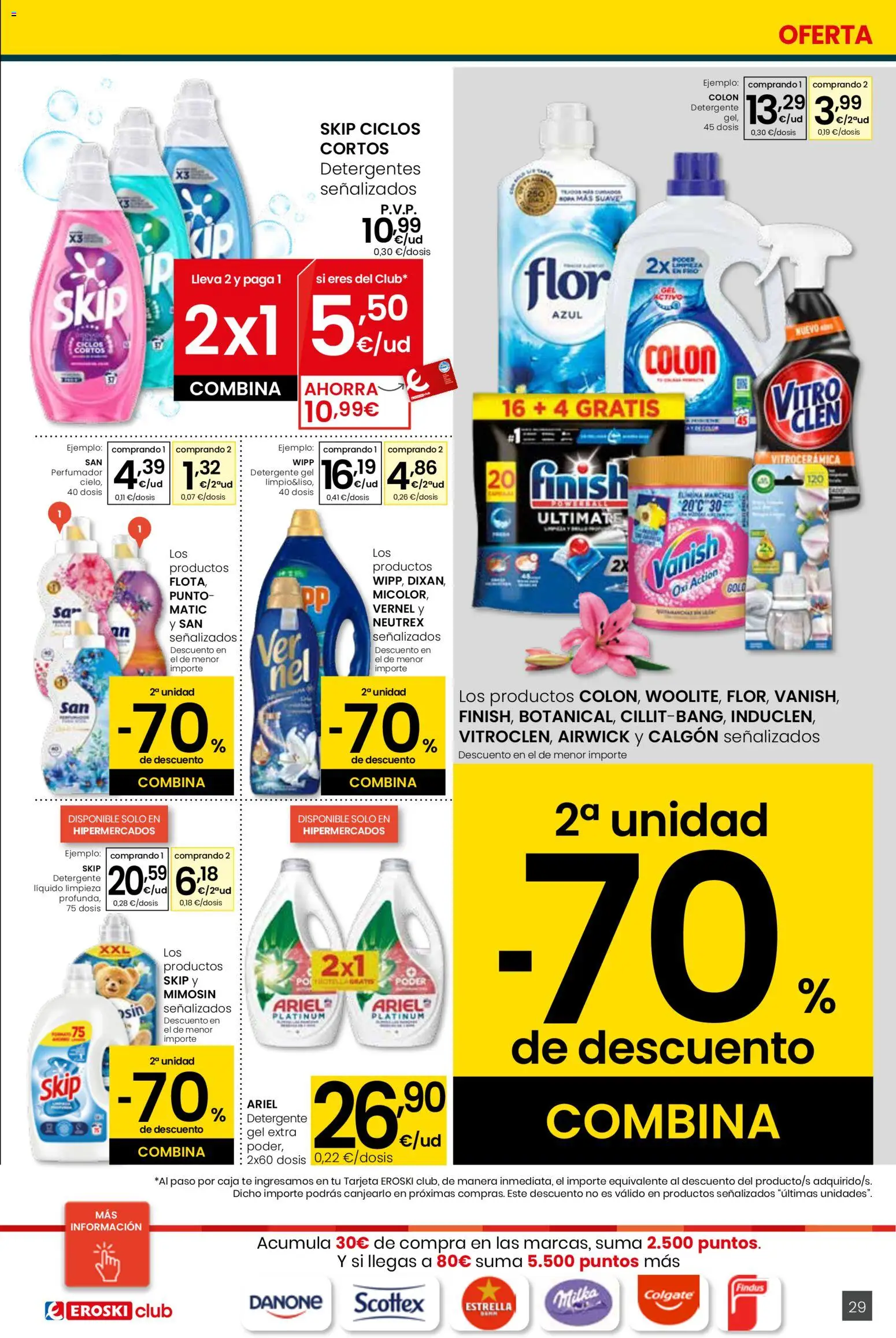 Eroski folleto │ válido desde el 13.11.2025 | Página: 29 | Productos: Detergente, Té, Detergente líquido, Caja