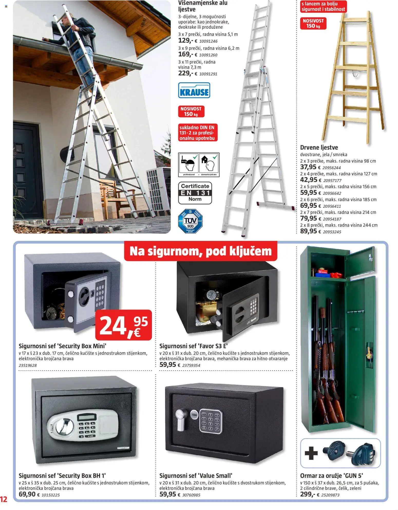 Bauhaus katalog | vrijedi od 18.03.2026 | Stranica: 12 | Proizvodi: Ormar, Sef