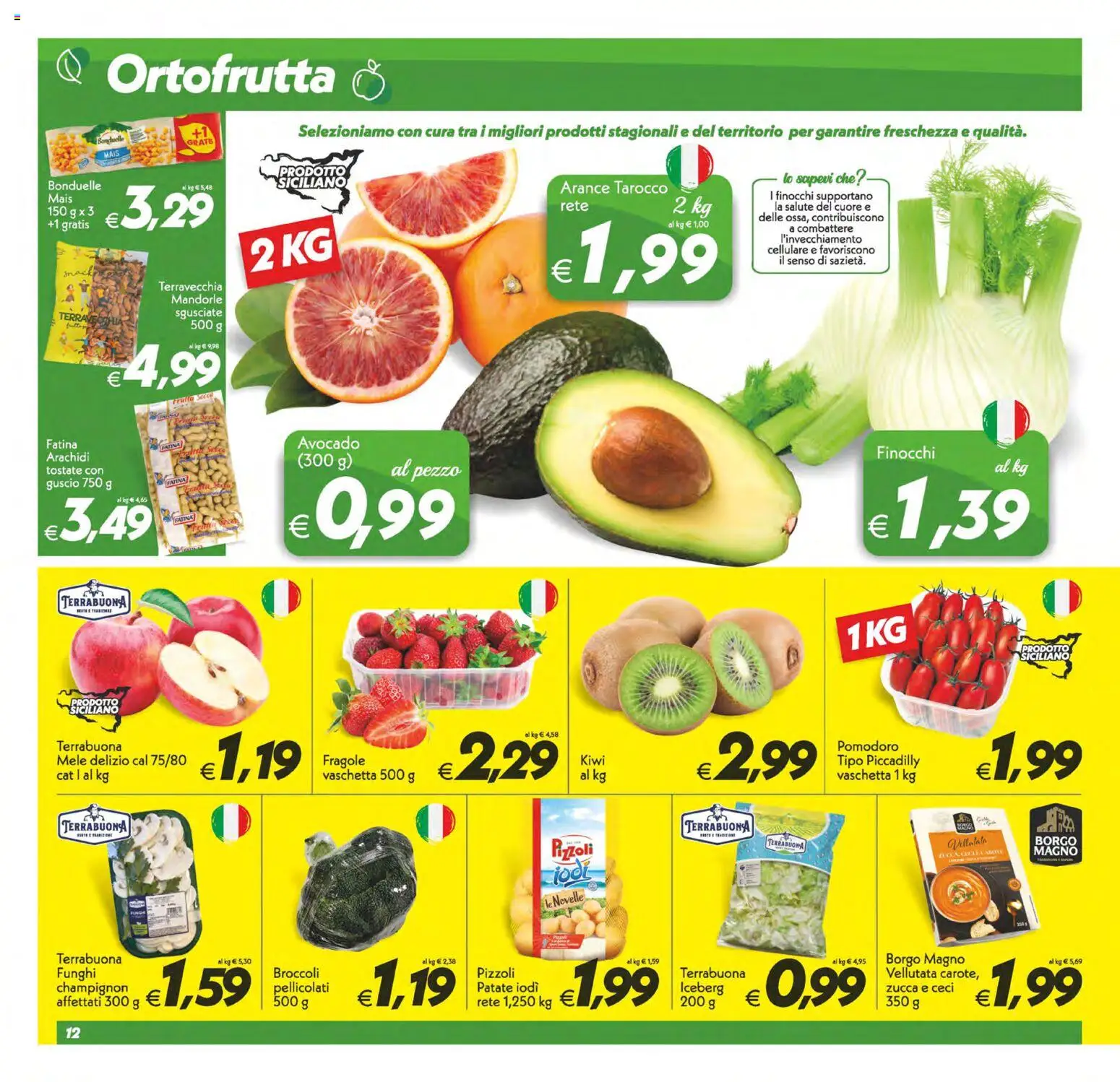 Volantino SuperConveniente del 24.02.2026 | Pagina: 12 | Prodotti: Cellulare, Kiwi, Funghi, Mais