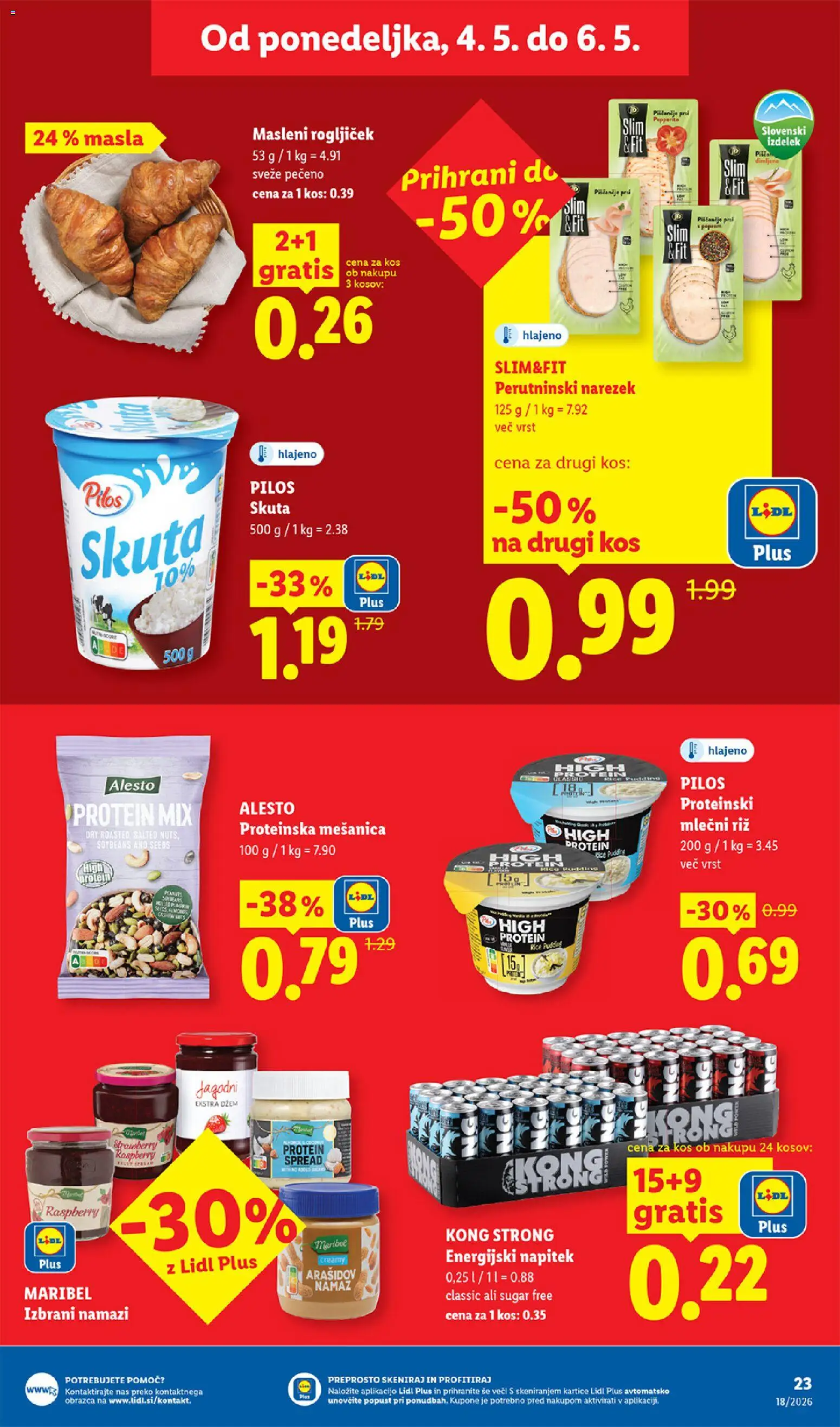 Novi Lidl katalog ponudbe – veljaven od 29.04.2026 | Stran: 41 | Izdelki: Narezek, Namaz, Kos, Skuta