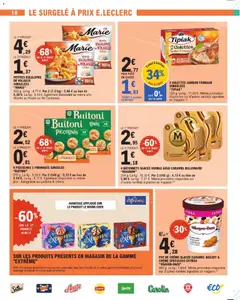 E.Leclerc - Prévisualisation de PETITES ESCALOPES DE VOLAILLE SURGELÉES "MARIE", 900 g. Egalement disponible au même prix : Risotto au Poulet ou Riz Cantonais. valide à partir de 14.04.2026 | Page: 18