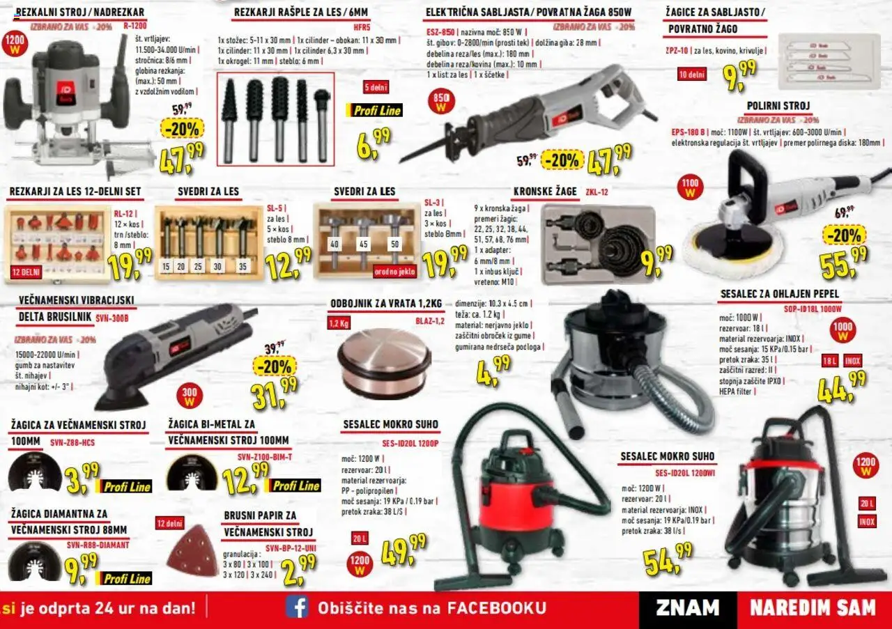Inter Diskont katalog │ velja od 19.08.2025 | Stran: 3 | Izdelki: Adapter, Sesalec, Kos, Brusilnik