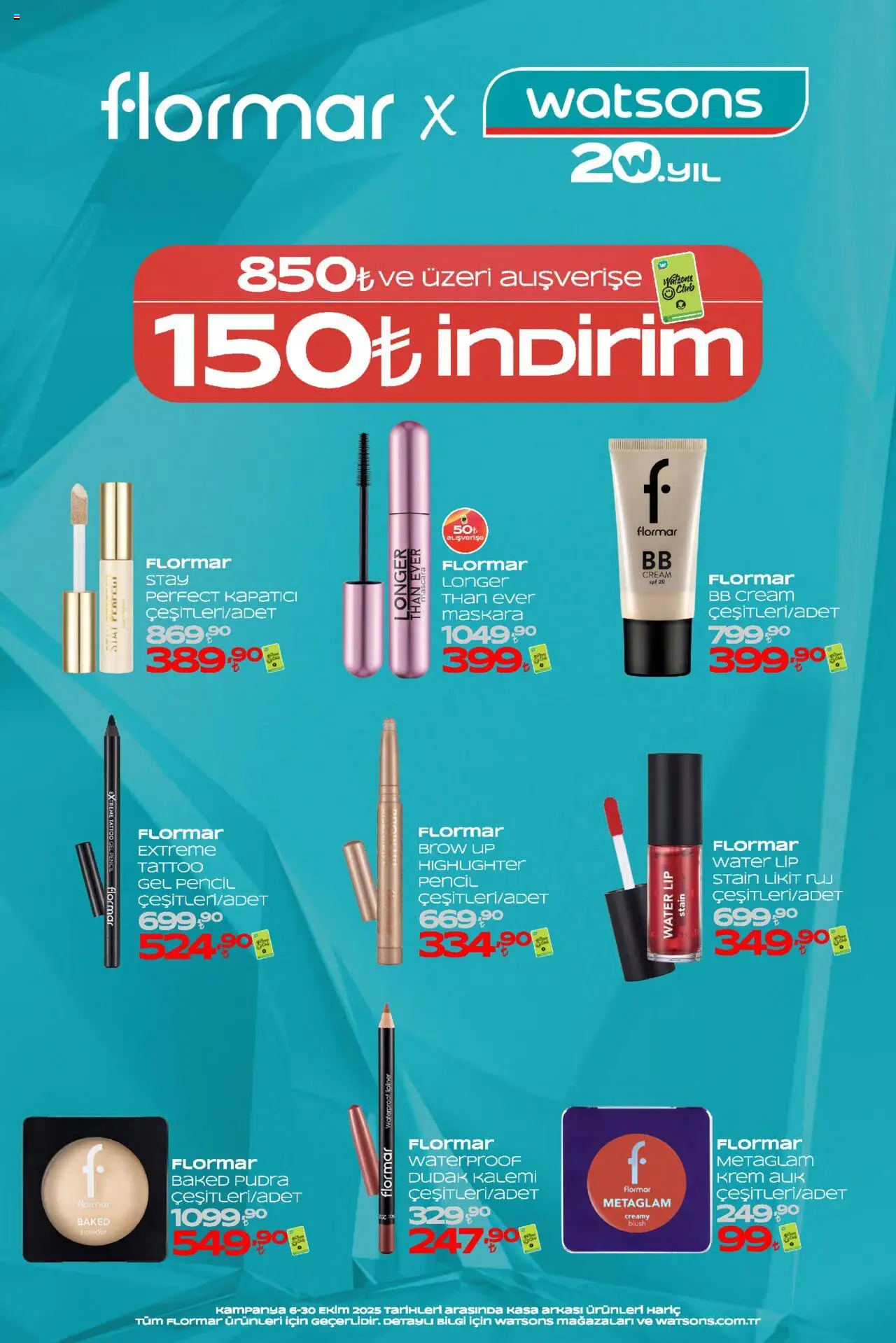 Watsons Katalog - 06.10.2025 tarihinden itibaren geçerlidir | Sayfa: 3 | Ürünler: Krem, Kapatıcı, Pudra, Kasa