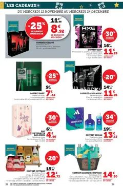 Super U - Prévisualisation de Super U - Noël à prix bas valide à partir de 12.11.2025 | Page: 36 | Produits: Déodorant, Coffret Scorpio, Baignoire, Douche