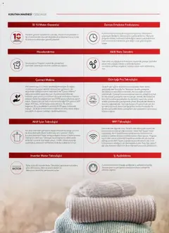 03.06.2025 tarihinden itibaren geçerli olan Vestel kataloğu önizlemesi | Sayfa: 44 | Ürünler: Çamaşır kurutma makinesi, Kurutma makinesi, Su