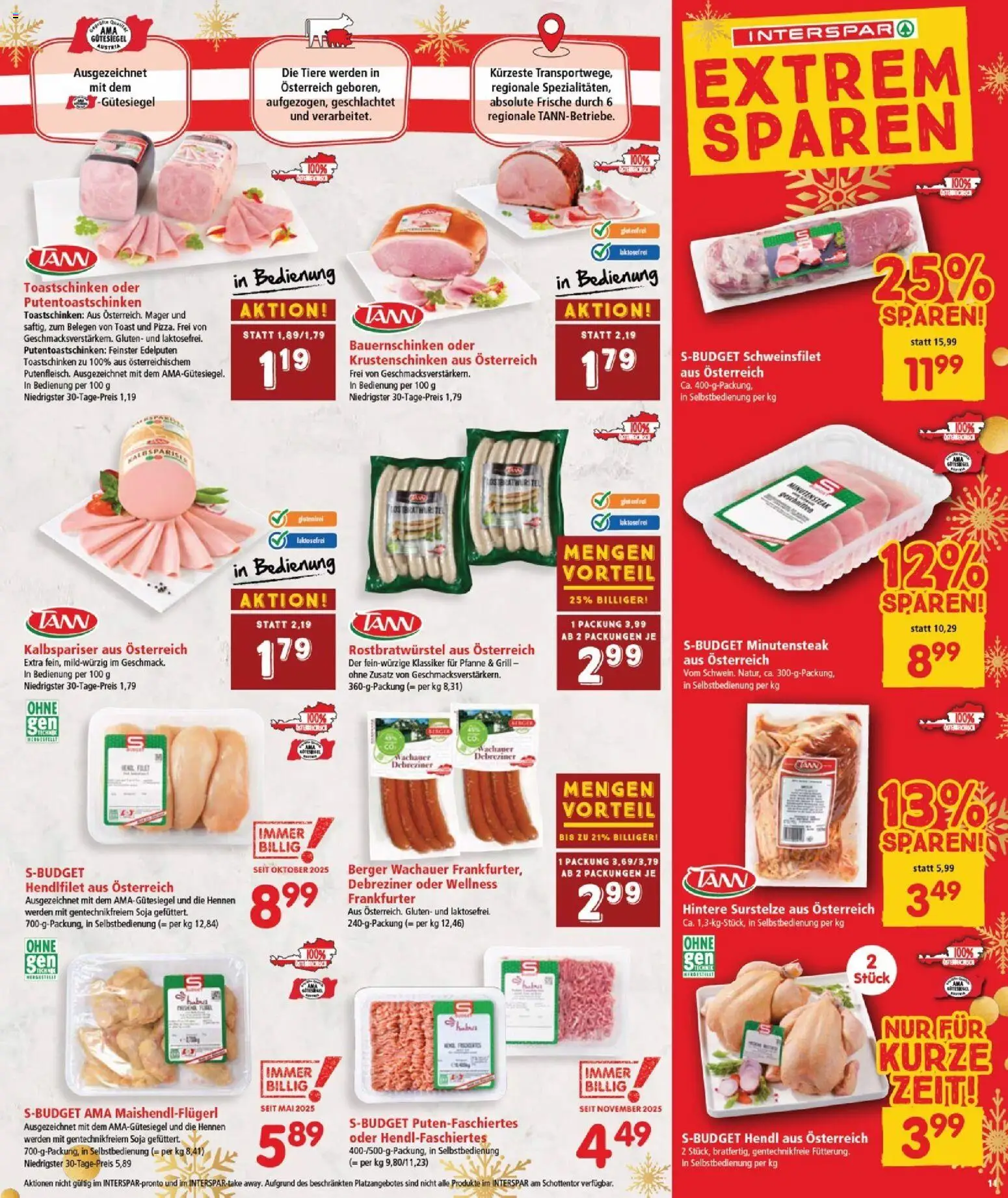 Interspar Flugblatt - Burgenland gültig ab 20.11.2025 | Seite: 11 | Produkte: Grill