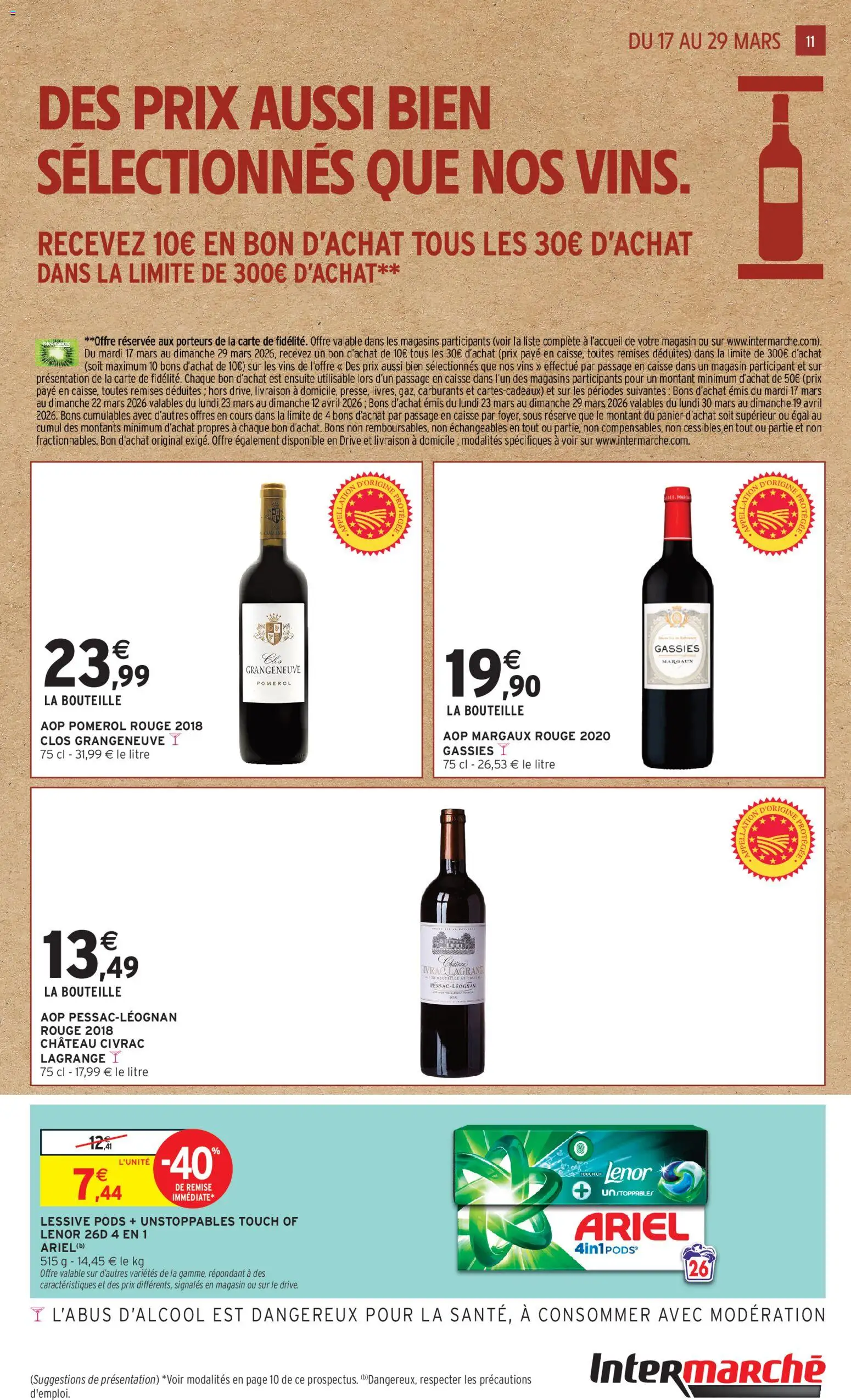 {H1} | Page: 11 | Produits: Ariel, Panier, Lessive, Ariel lessive pods