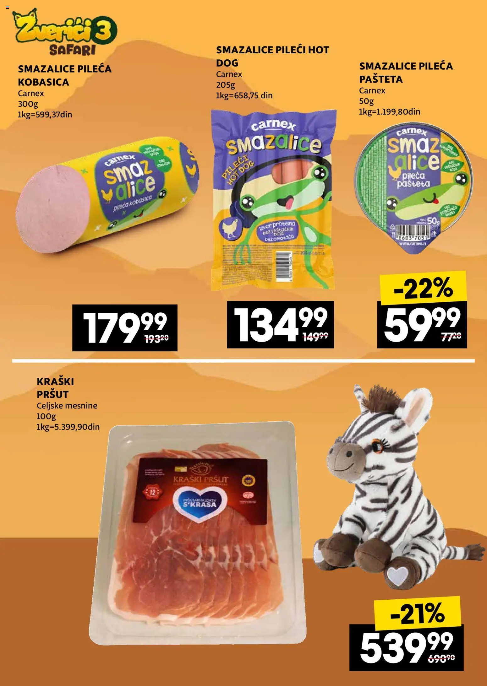 Roda katalog - važi od 30.03.2026 | Strana: 4 | Proizvode: Pršut, Hot dog, Kobasica, Pašteta