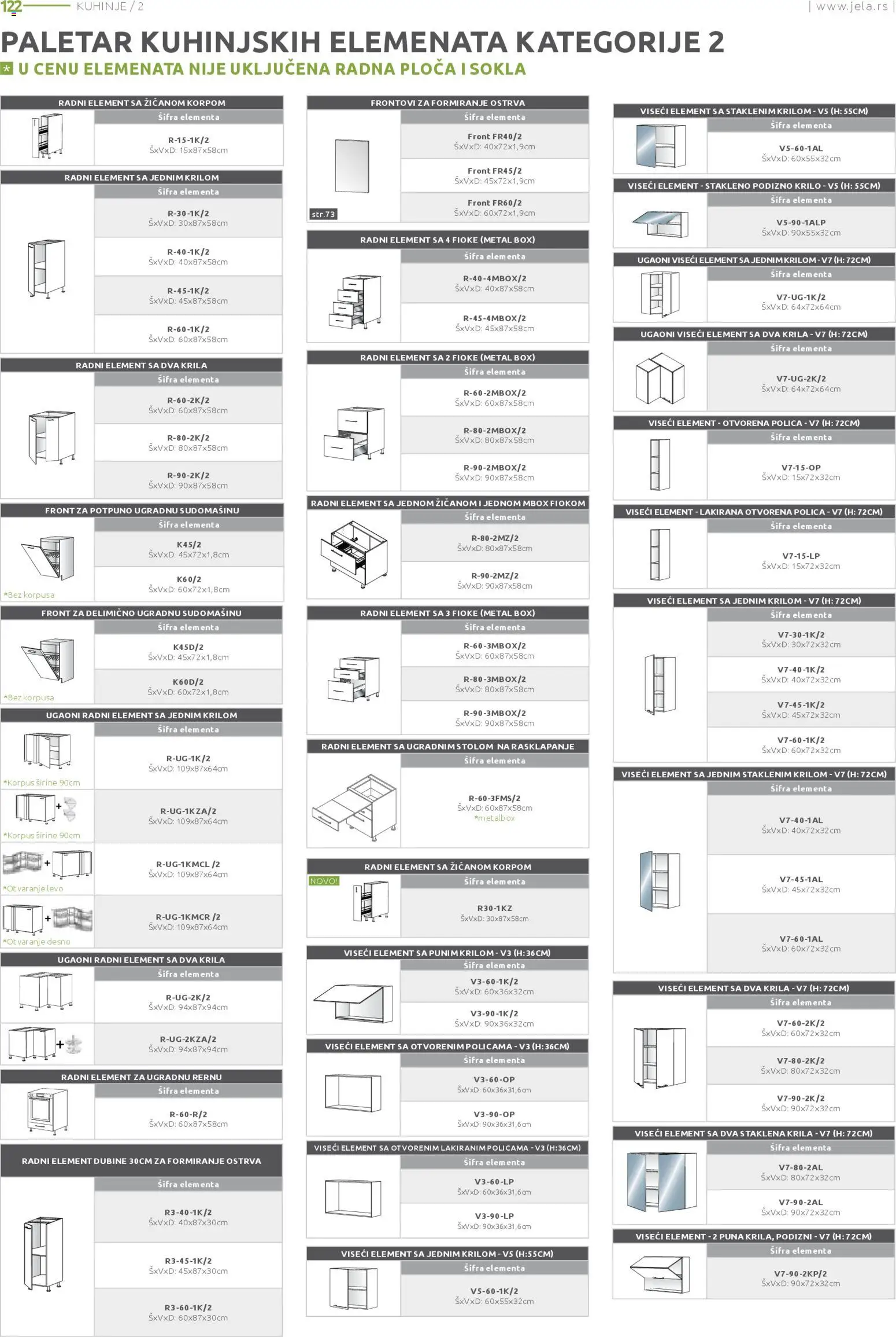 Jela katalog - važi od 17.11.2025 | Strana: 122 | Proizvode: Polica, Radna ploča
