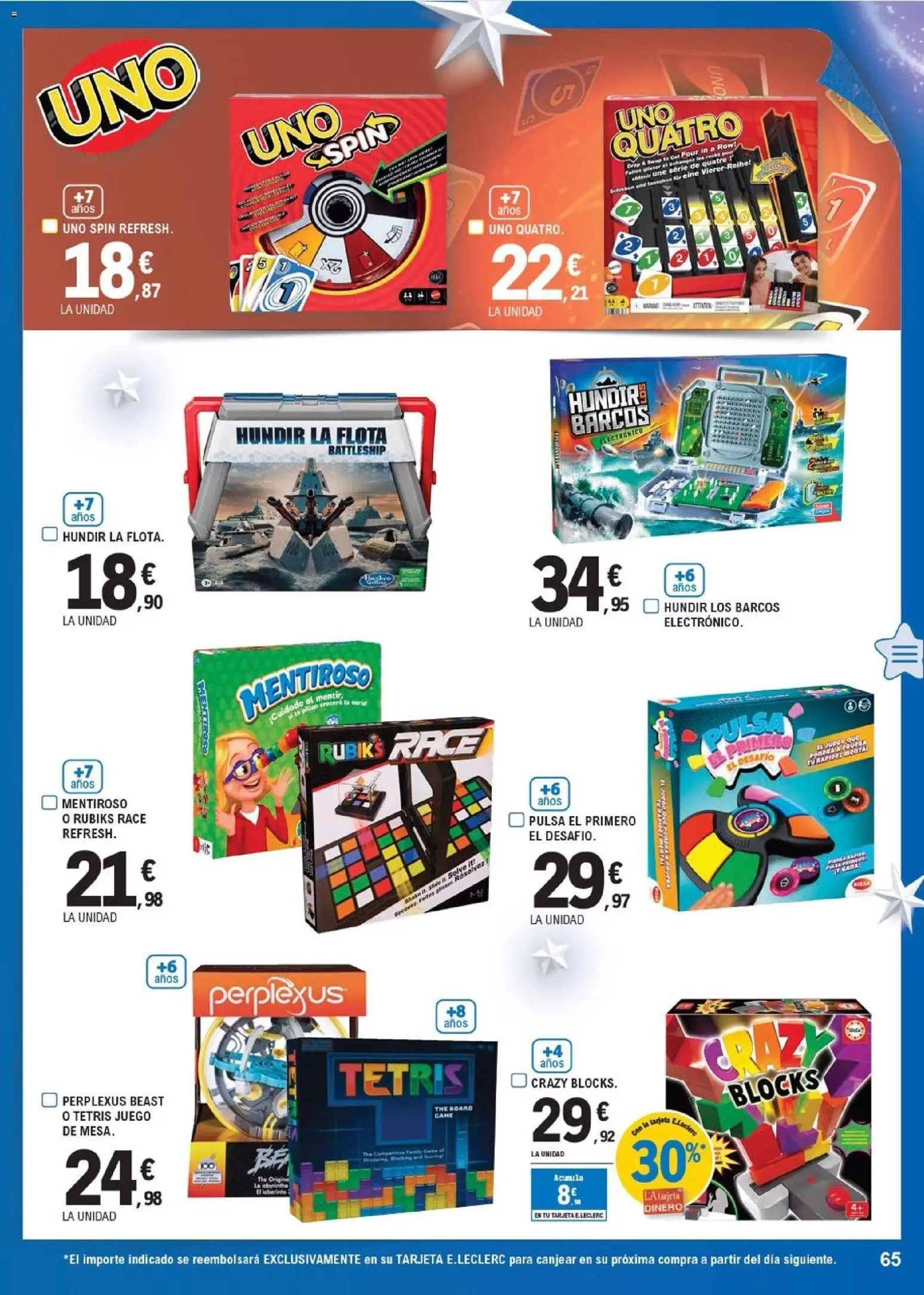 E.Leclerc - Juguetes  │ válido desde el 03.11.2025 | Página: 65 | Productos: Mesa