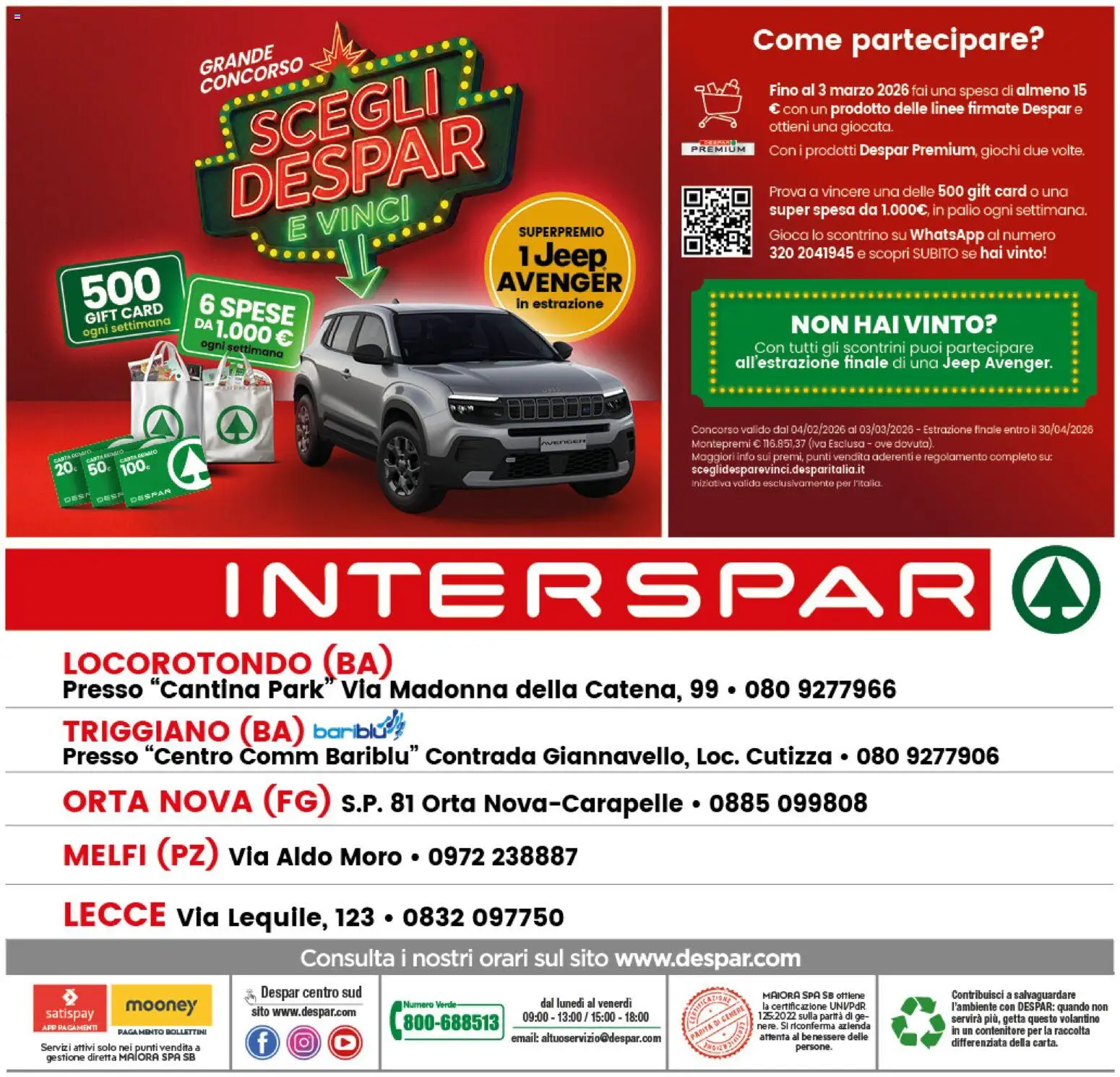 Volantino Interspar del 12.02.2026 | Pagina: 43 | Prodotti: Contenitore