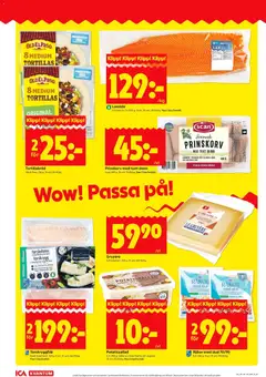 ICA Kvantum - Klippan - Förhandsvisning av reklamblad från butik ICA Kvantum aktuell från 27.10.2025 | Sida: 2 | Produkter: Prinskorv, Räkor, Lax, Creme fraiche