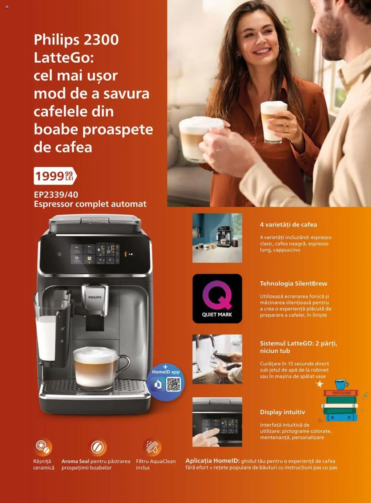 Carrefour catalog - Philips – valabil de la 21.08.2025 | Pagină: 2 | Produse: Espressor, Enginar, Mașină De Spălat, Cafea