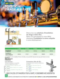 METRO - Prévisualisation de METRO - #CHR Équipement valide à partir de 01.01.2025 | Page: 346 | Produits: Connecteur, Bière