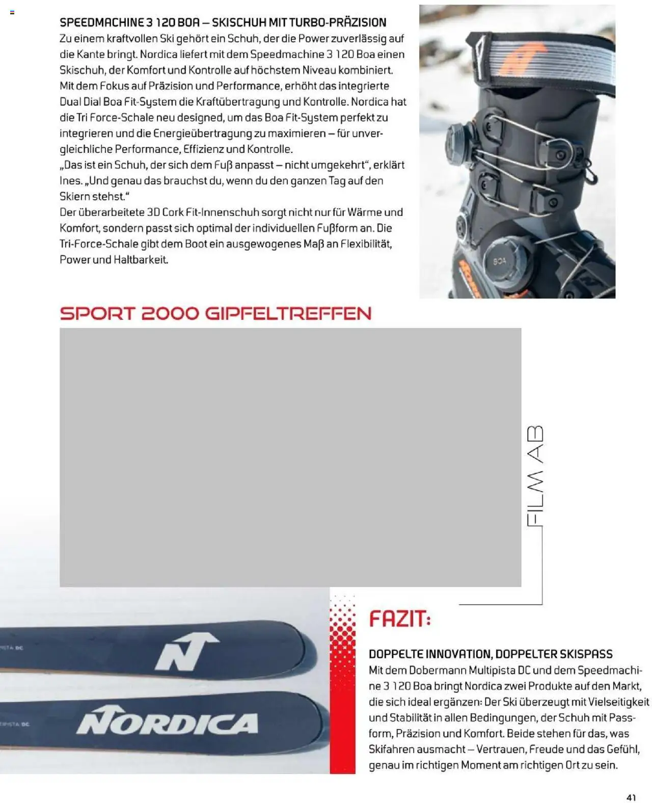 Sport2000 Prospekt Home of Schnee erleben – gültig ab 23.09.2025 | Seite: 41 | Produkte: Ski