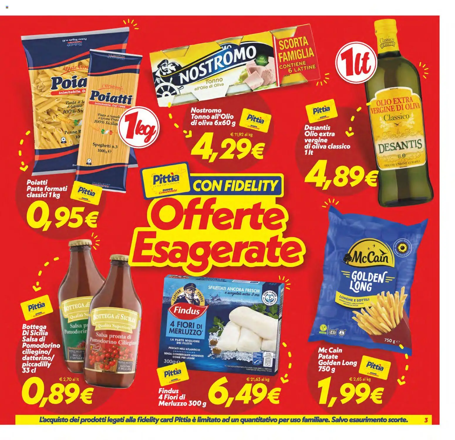 Volantino SuperConveniente del 06.03.2026 | Pagina: 3 | Prodotti: Olio, Pasta, Olio extra vergine, Penne