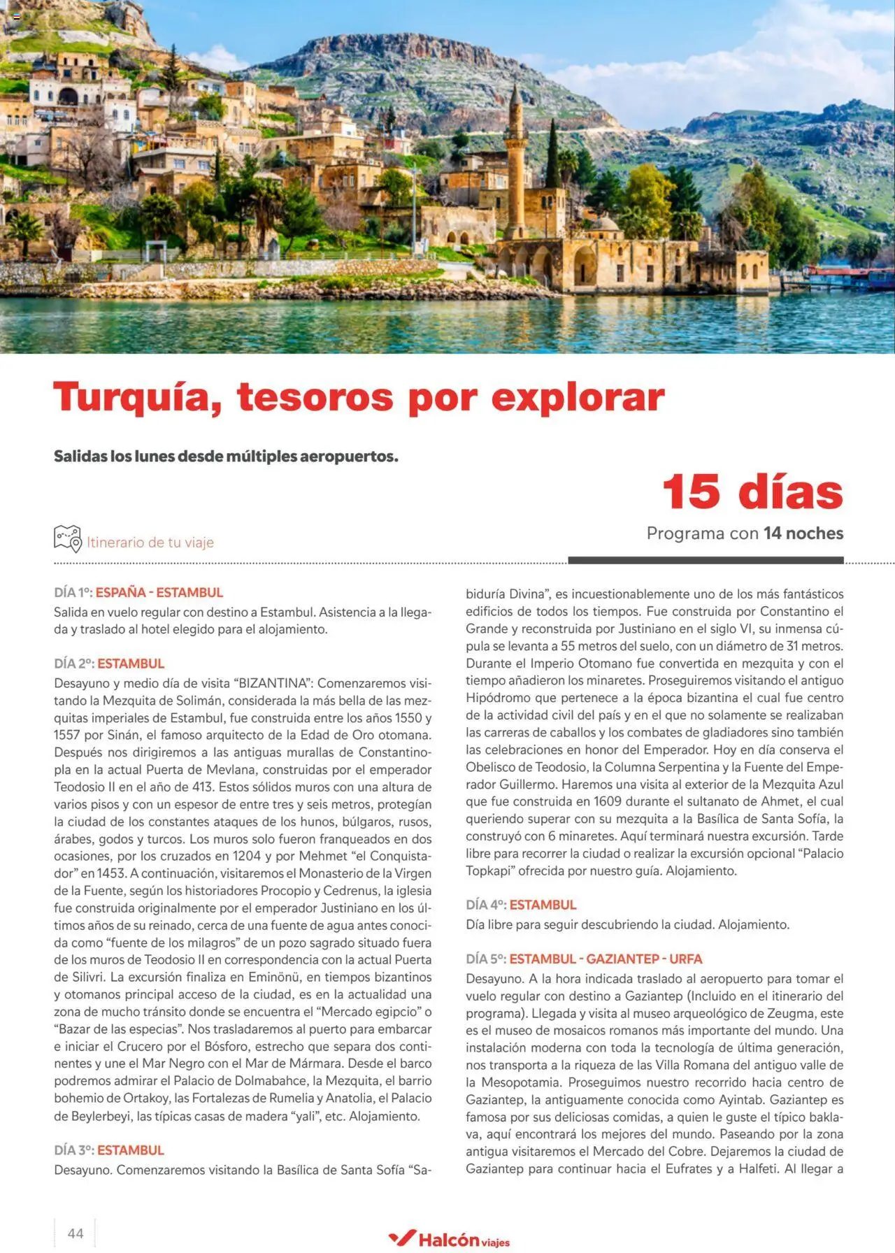 Halcón Viajes Turquía 2024 │ válido desde el 09.05.2024 | Página: 44