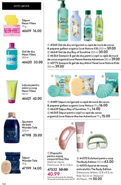 Ofertele Oriflame valabile de la 23.12.2025 | Pagină: 138 | Produse: Șampon, Gel de duș, Apă, Spumant de baie