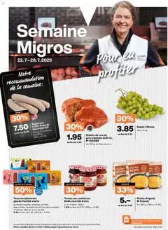 Vorschau von dem Prospekt - Migros Aktionen FR ab 22.07.2025
