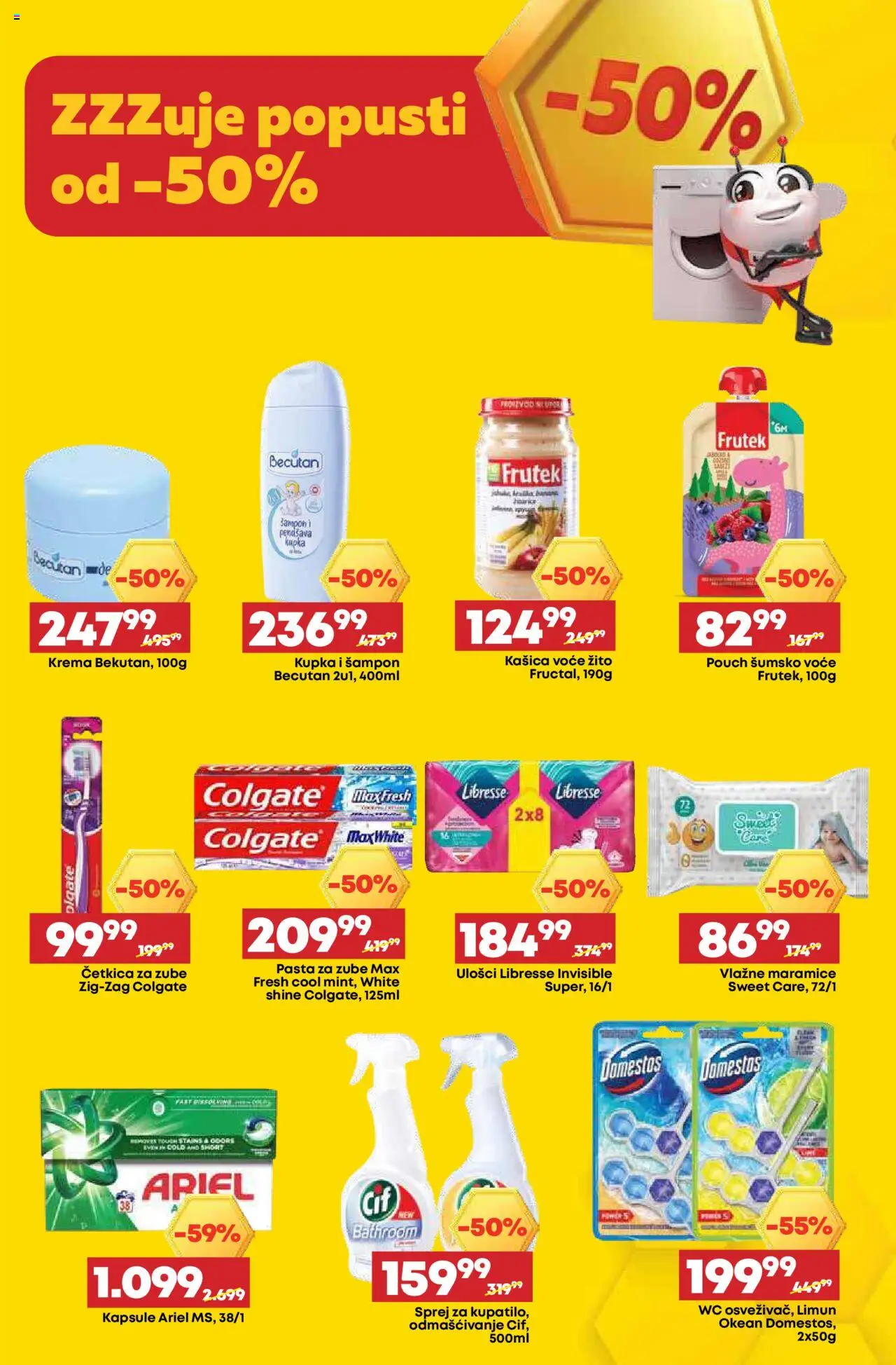 Tempo katalog - važi od 07.08.2025 | Strana: 7 | Proizvode: Ariel, Wc, Krema, Limun