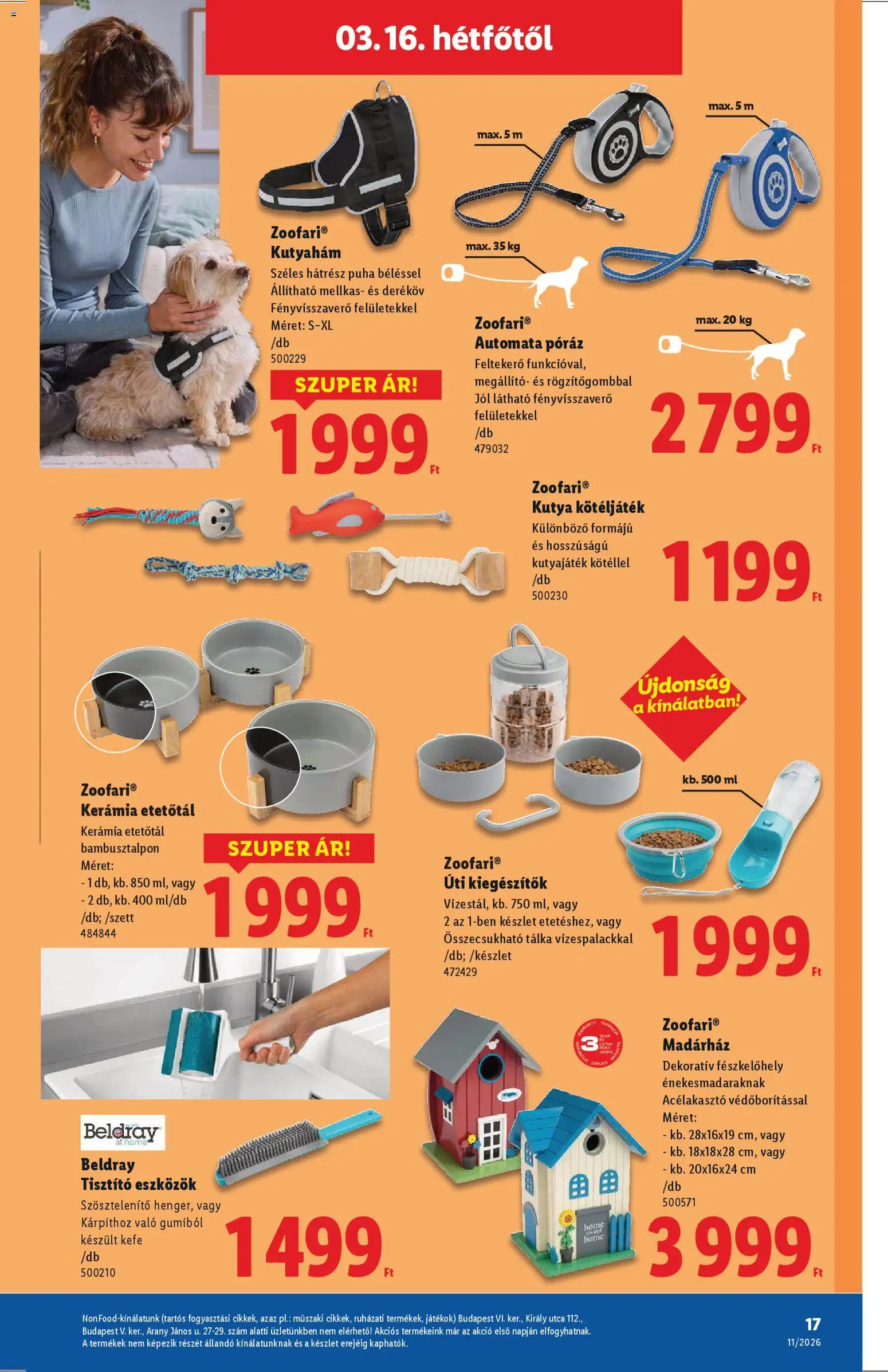 Lidl akciós ujság - amely érvényes a következő dátumtól: 12.03.2026 | Oldal: 17 | Termékek: Játékok, Kefe