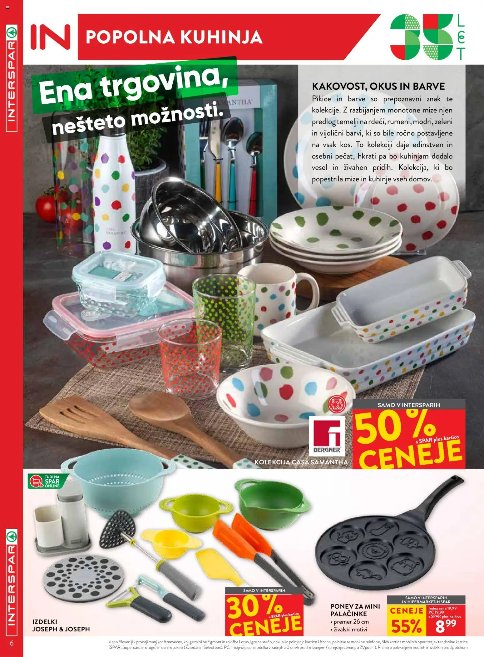 Novi Spar katalog ponudbe – veljaven od 01.04.2026 | Stran: 6 | Izdelki: Kuhinja, Palačinke