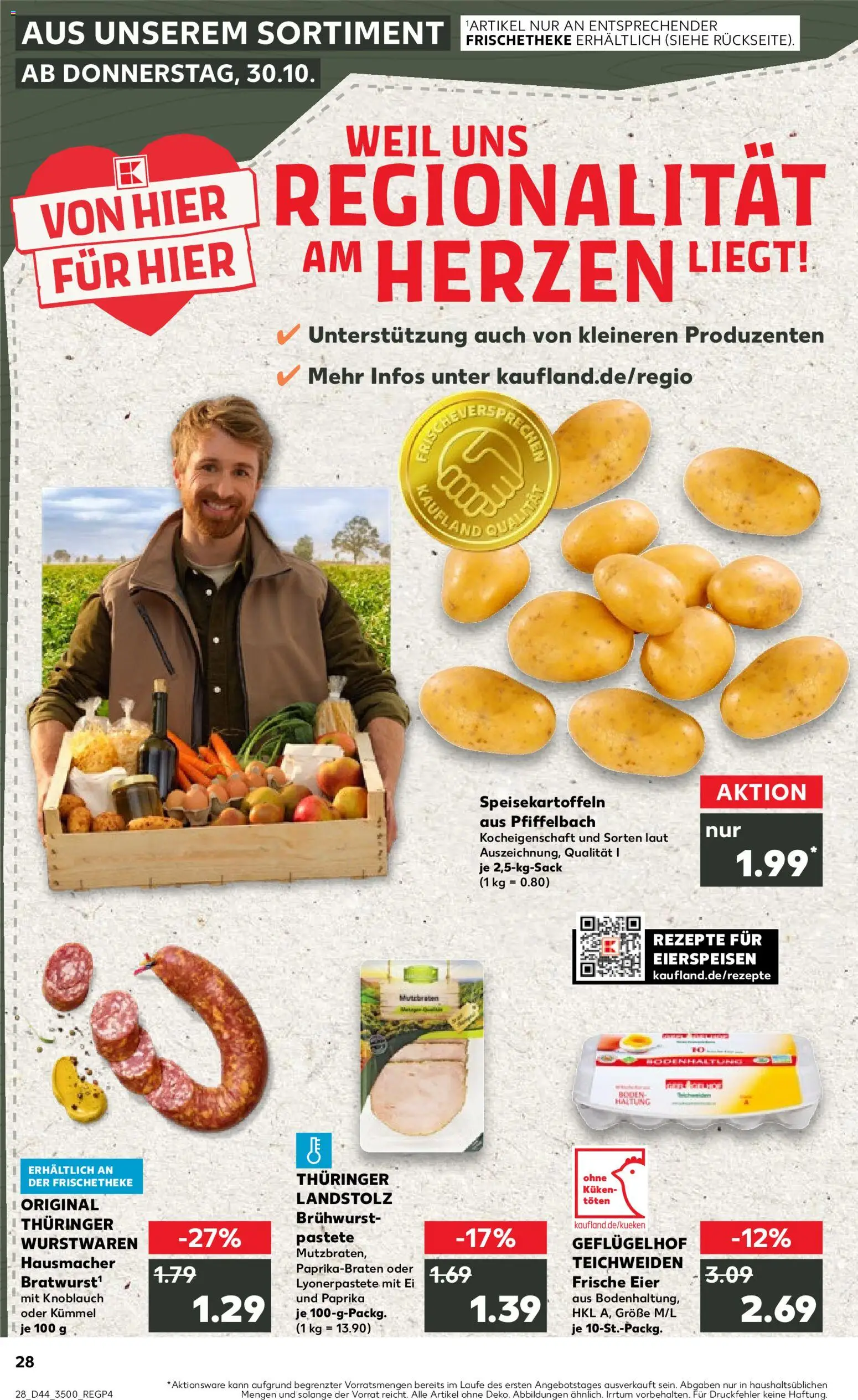Kaufland prospekt Jena	 – gültig ab 02.11.2025 | Seite: 28 | Produkte: Eier, Paprika, Knoblauch