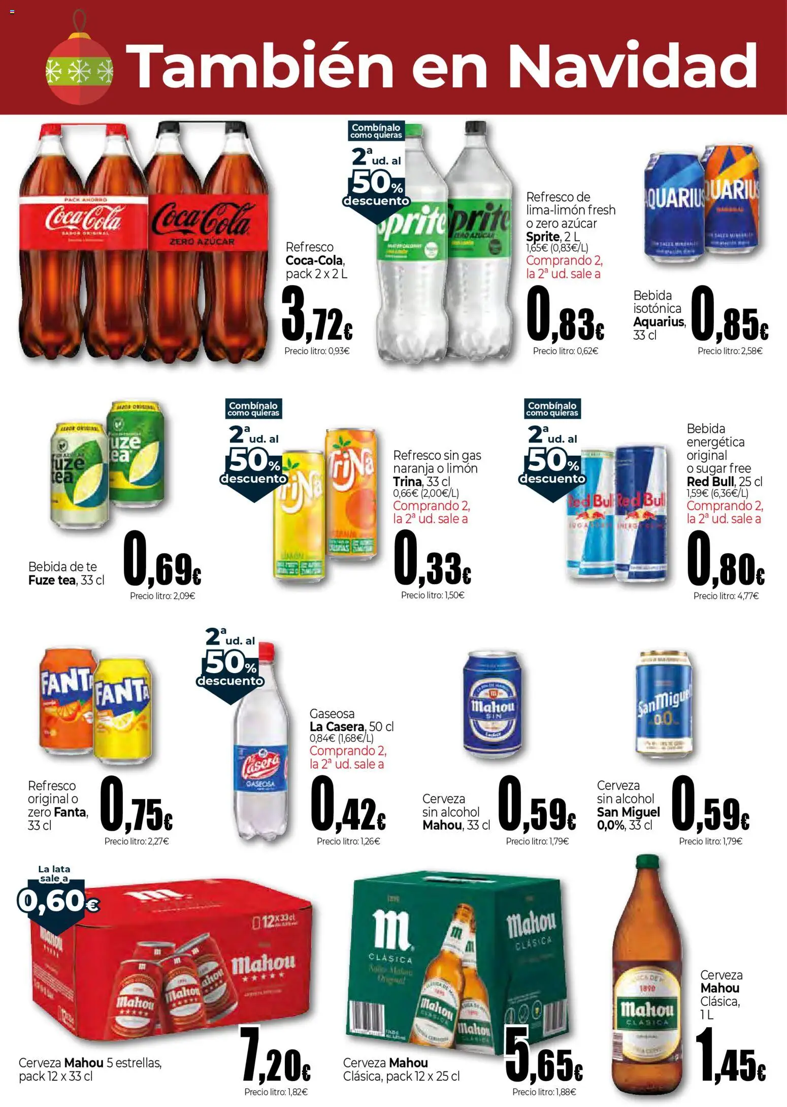 Unide - Market Península │ válido desde el 04.12.2025 | Página: 10 | Productos: Cerveza sin alcohol, Cerveza, Té, Gaseosa