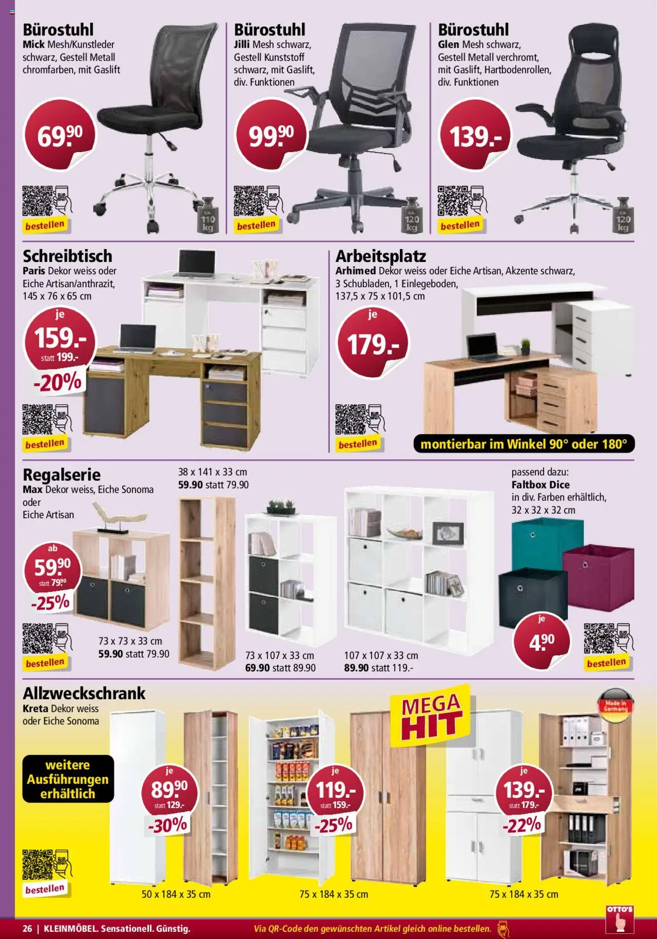 Otto's  Möbelflyer ab 01.07.2025 | Seite: 26 | Produkte: Box