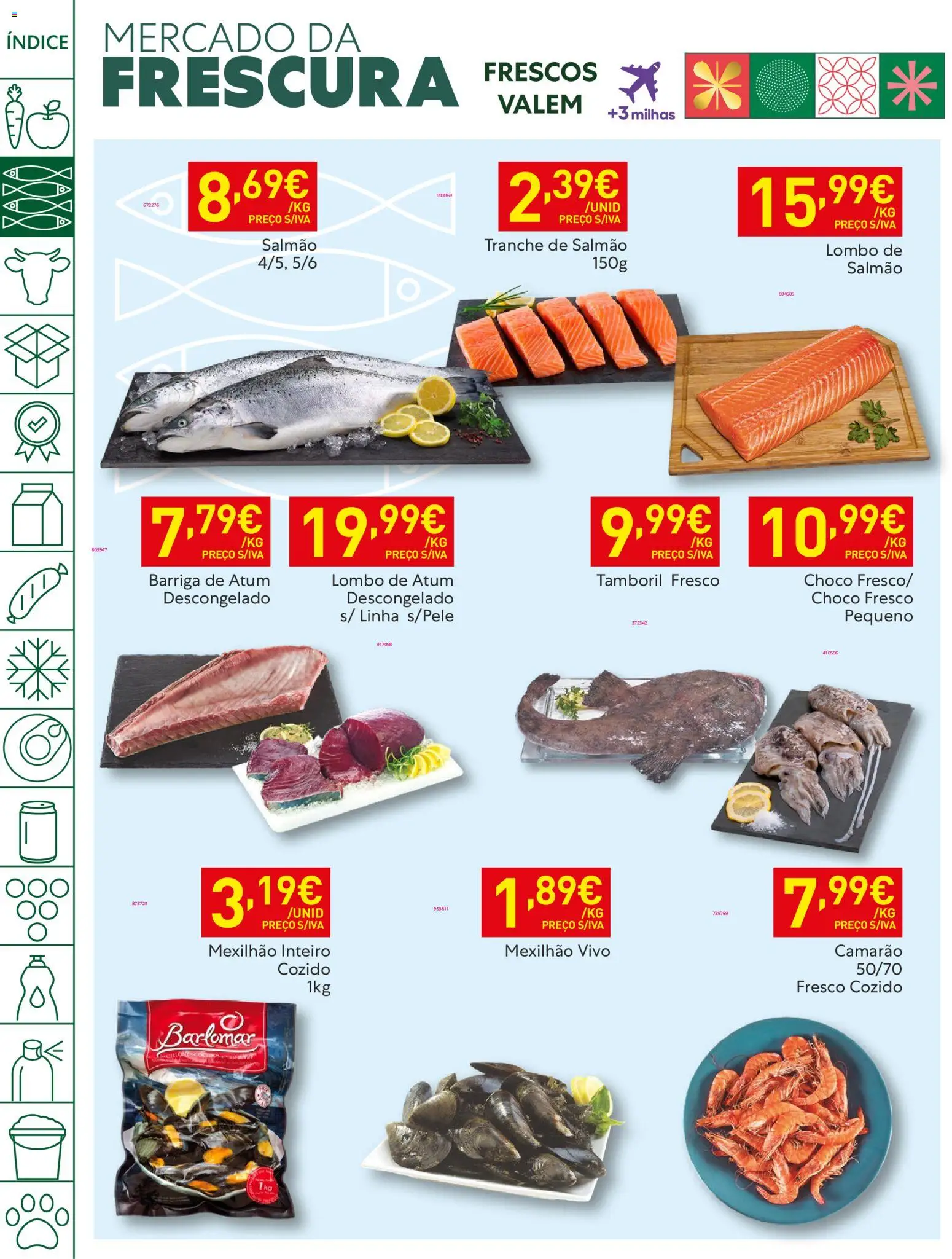 Recheio folheto │ válido de 25.12.2025 | Página: 4 | Produtos: Camarão, Salmão, Lombo, Tamboril