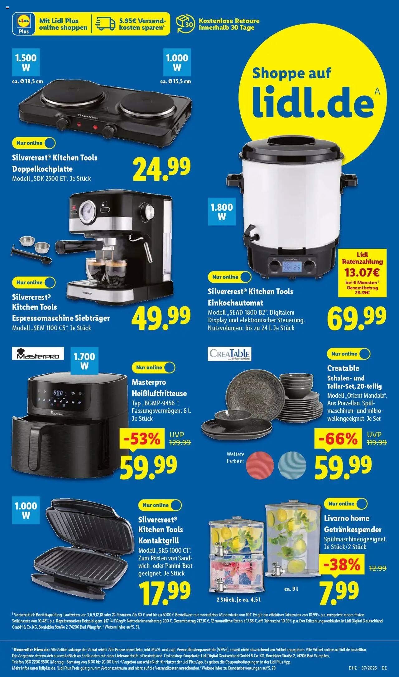 Lidl - Prospekt Bestwig – gültig ab 08.09.2025 | Seite: 29 | Produkte: Bad, Heißluftfritteuse, Telefon