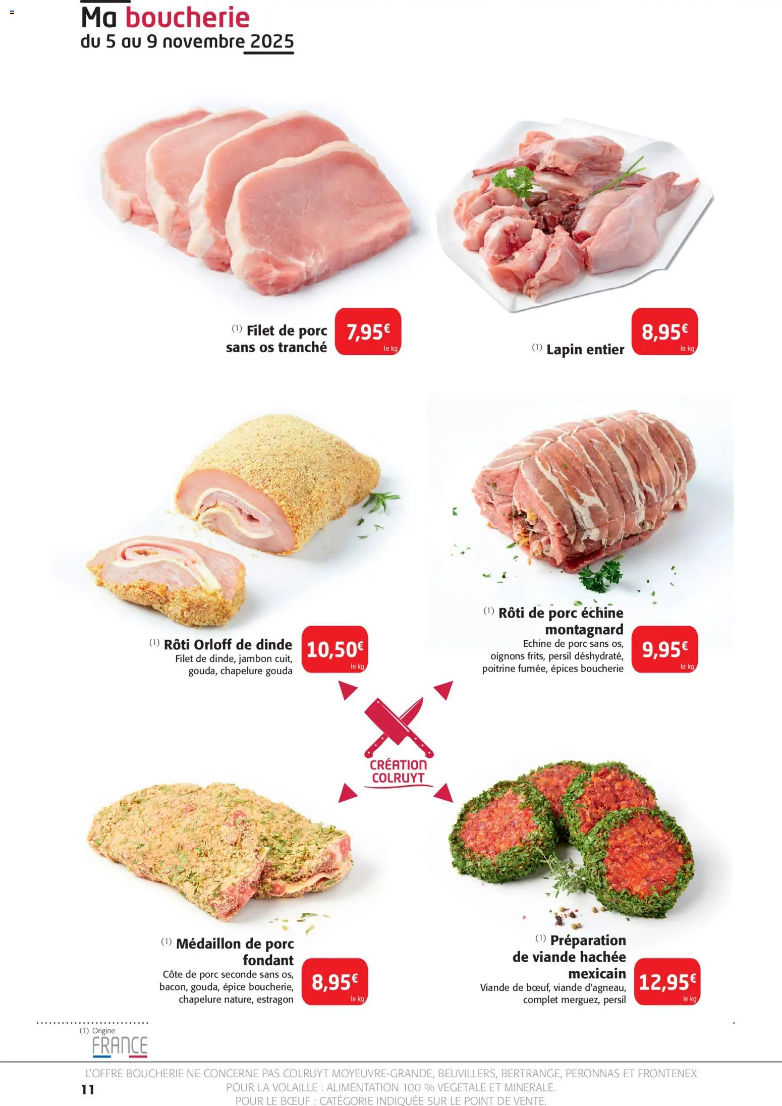 {H1} | Page: 11 | Produits: Persil, Viande hachée, Viande, Oignons