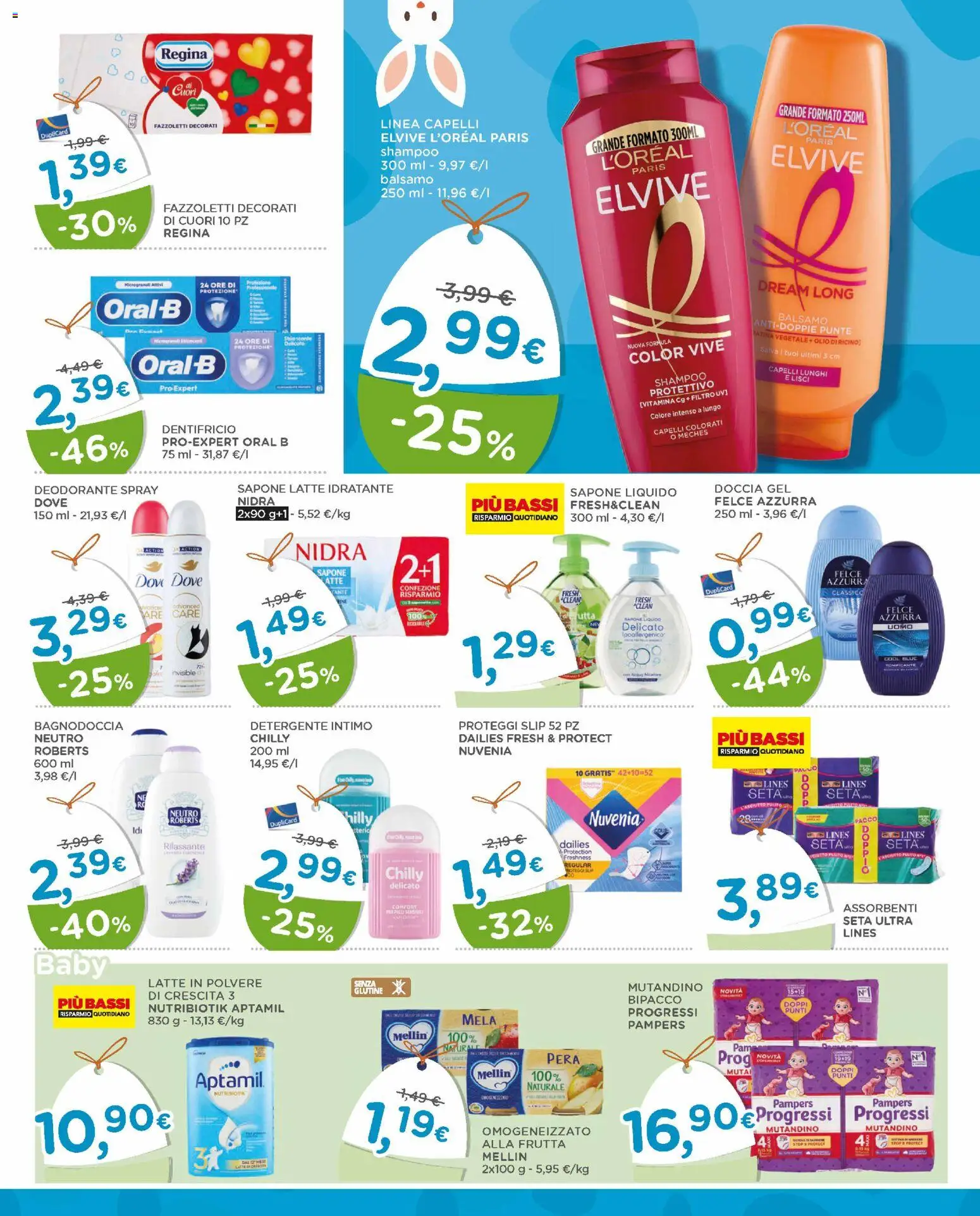 Volantino Poli del 25.03.2026 | Pagina: 37 | Prodotti: Balsamo, Sapone, Detergente intimo, Fazzoletti