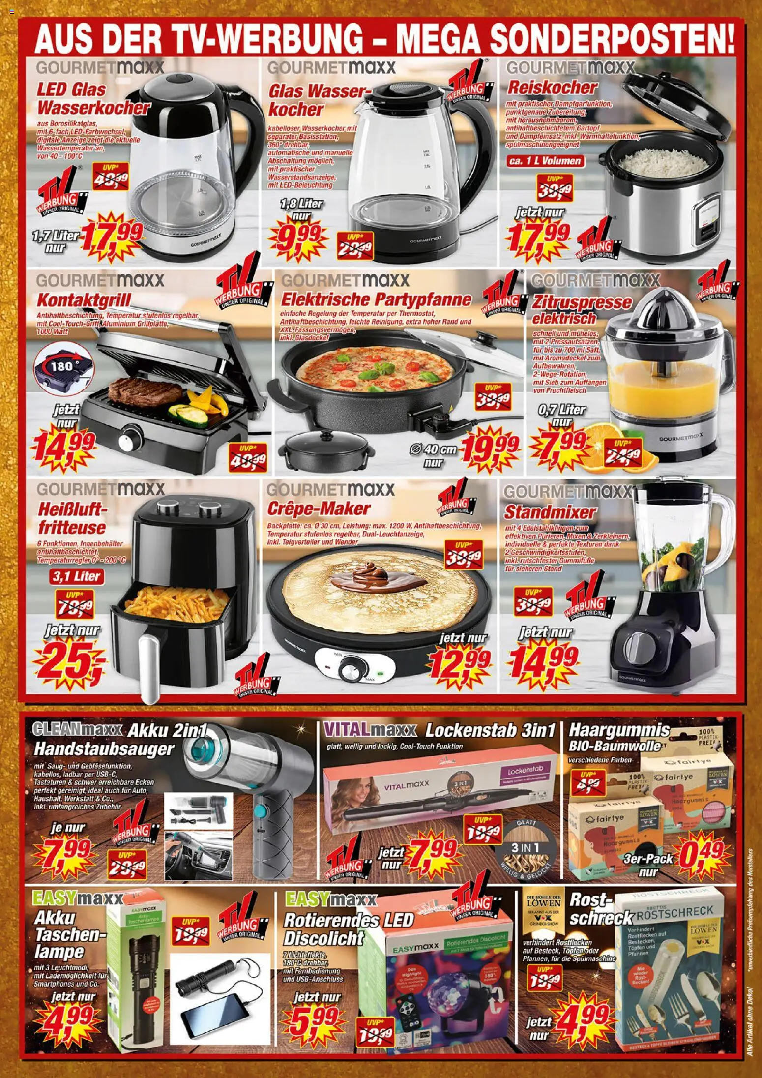 Posten Börse Prospekt – gültig ab 22.11.2025 | Seite: 9 | Produkte: Wasserkocher, Lockenstab, Smartphones, Wasser