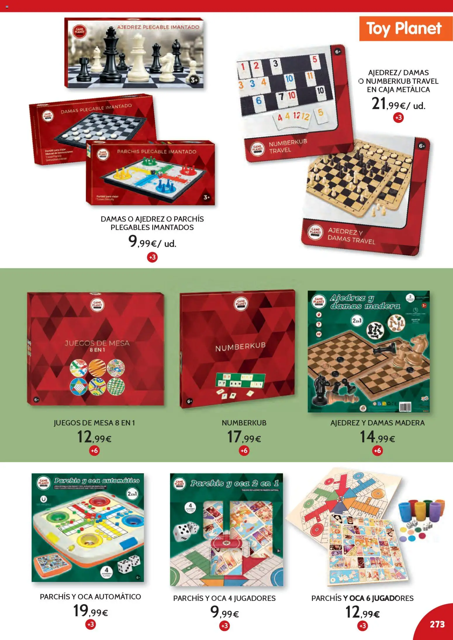 Toy Planet - Catálogo Juguetes Navidad │ válido desde el 03.11.2025 | Página: 273 | Productos: Juegos de mesa, Mesa, Caja