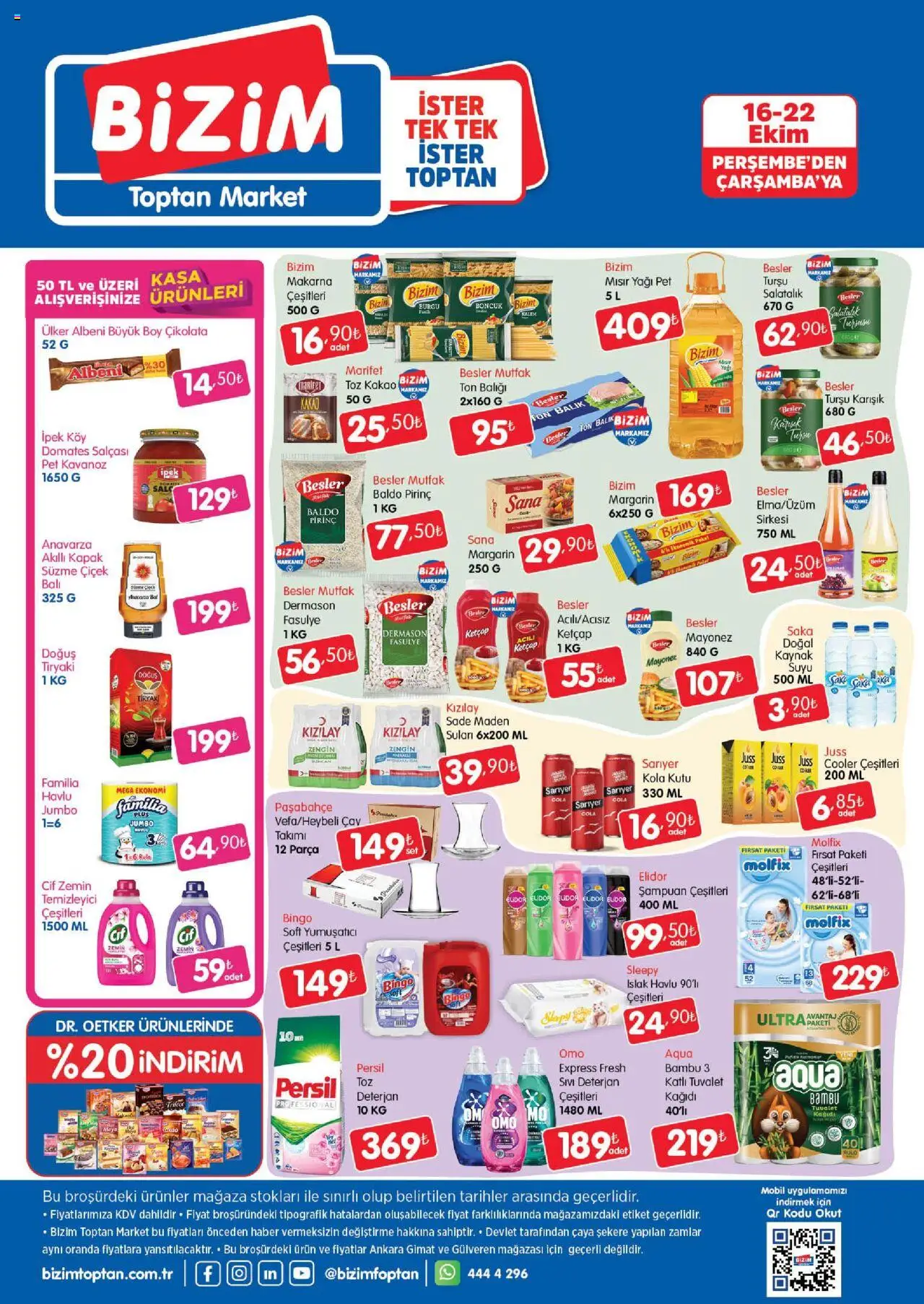 Bizim Toptan Katalog - 16.10.2025 tarihinden itibaren geçerlidir | Sayfa: 2 | Ürünler: Kutu, Domates, Makarna, Ton balığı