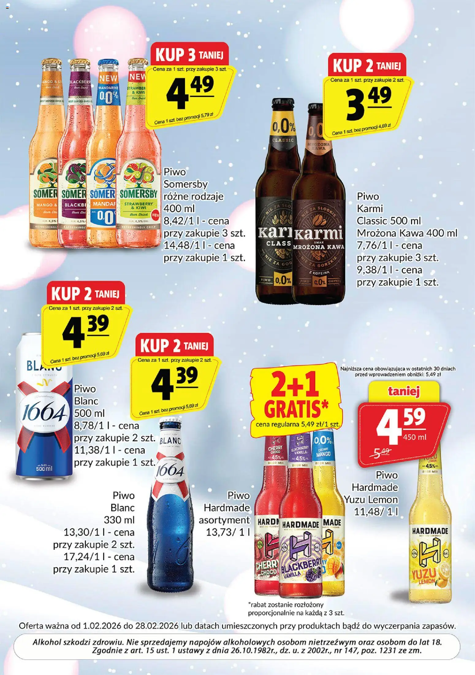 Prim Market Gazetka - Oferta alkoholowa od 01.02.2026 | Strona: 10 | Produkty: Mango, Piwo, Somersby, Alkohol