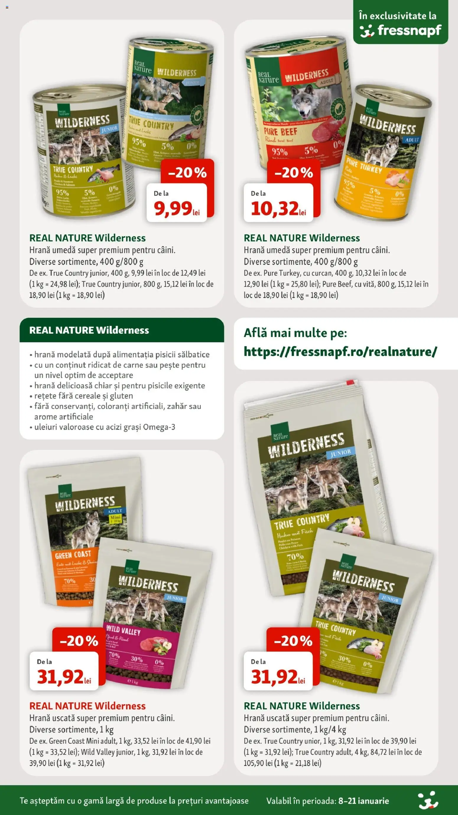 Noul catalog Fressnapf – valabil de la 08.01.2026 | Pagină: 12 | Produse: Pește, Cereale, Zahăr