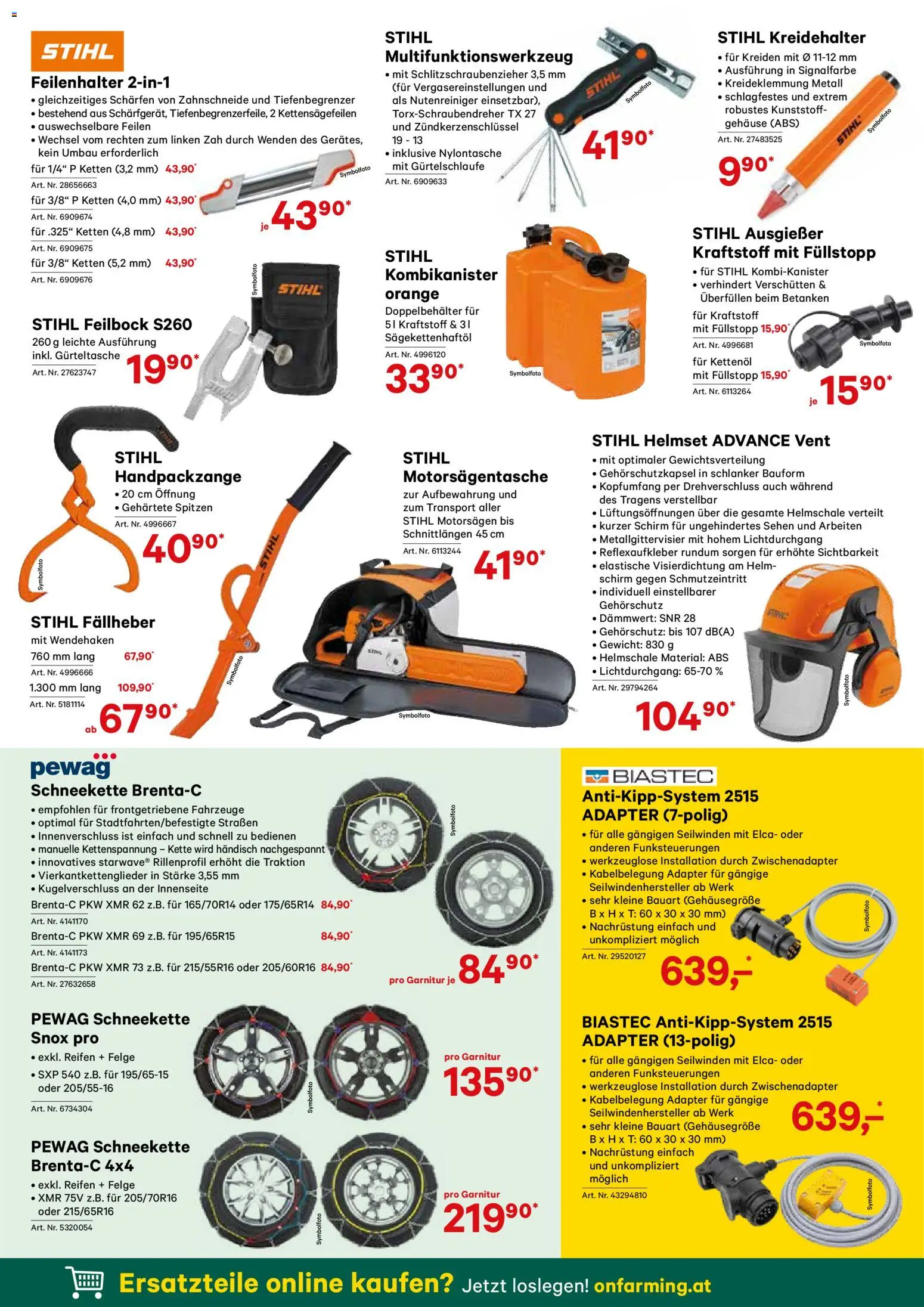 Lagerhaus Die Holzarbeit kann kommen gültig ab 01.11.2025 | Seite: 2 | Produkte: Adapter, Gewicht