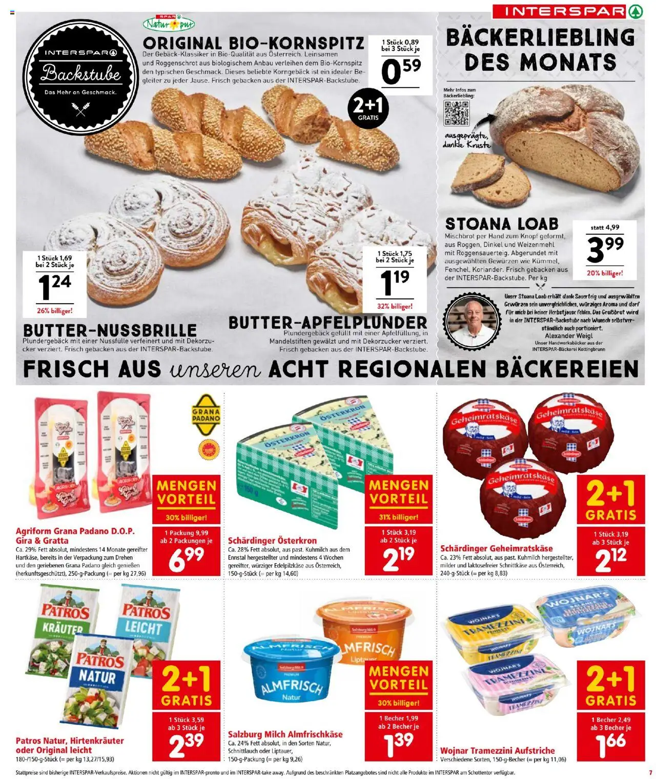 Interspar Flugblatt gültig ab 31.07.2025 | Seite: 7 | Produkte: Milch
