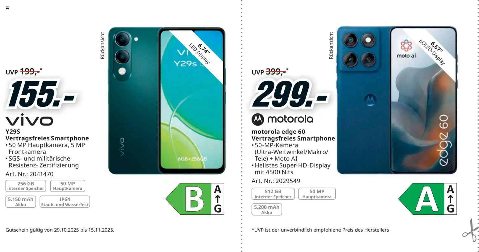 Media Markt Angebote gültig ab 29.10.2025 | Seite: 44 | Produkte: Smartphone