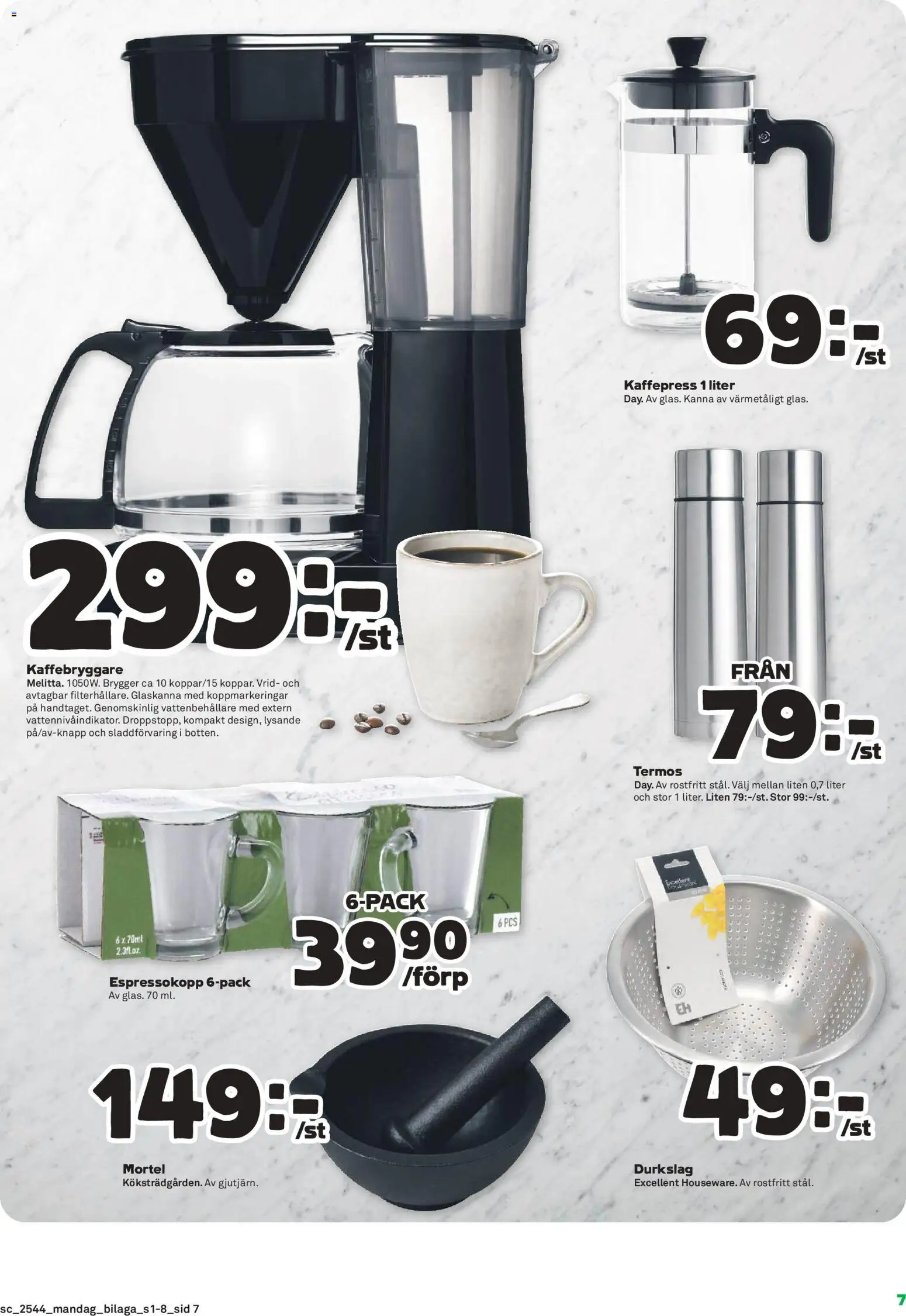 Coop Forum reklamblad aktuell från 27.10.2025 | Sida: 23 | Produkter: Kaffebryggare, Termos