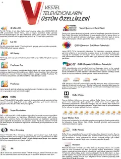 22.05.2025 tarihinden itibaren geçerli olan Vestel kataloğu önizlemesi | Sayfa: 2 | Ürünler: TV, Televizyon, Video, Ses
