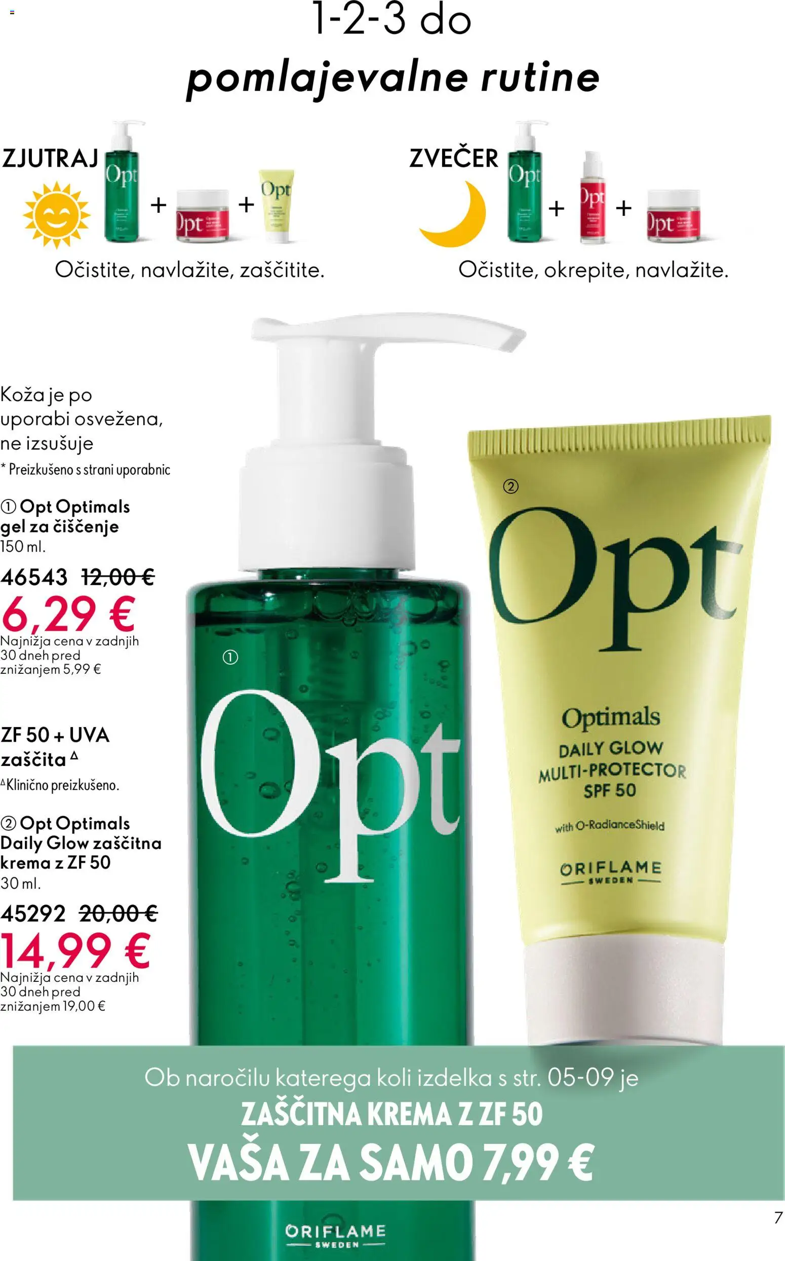 Novi Oriflame katalog ponudbe – veljaven od 11.03.2026 | Stran: 7 | Izdelki: Krema