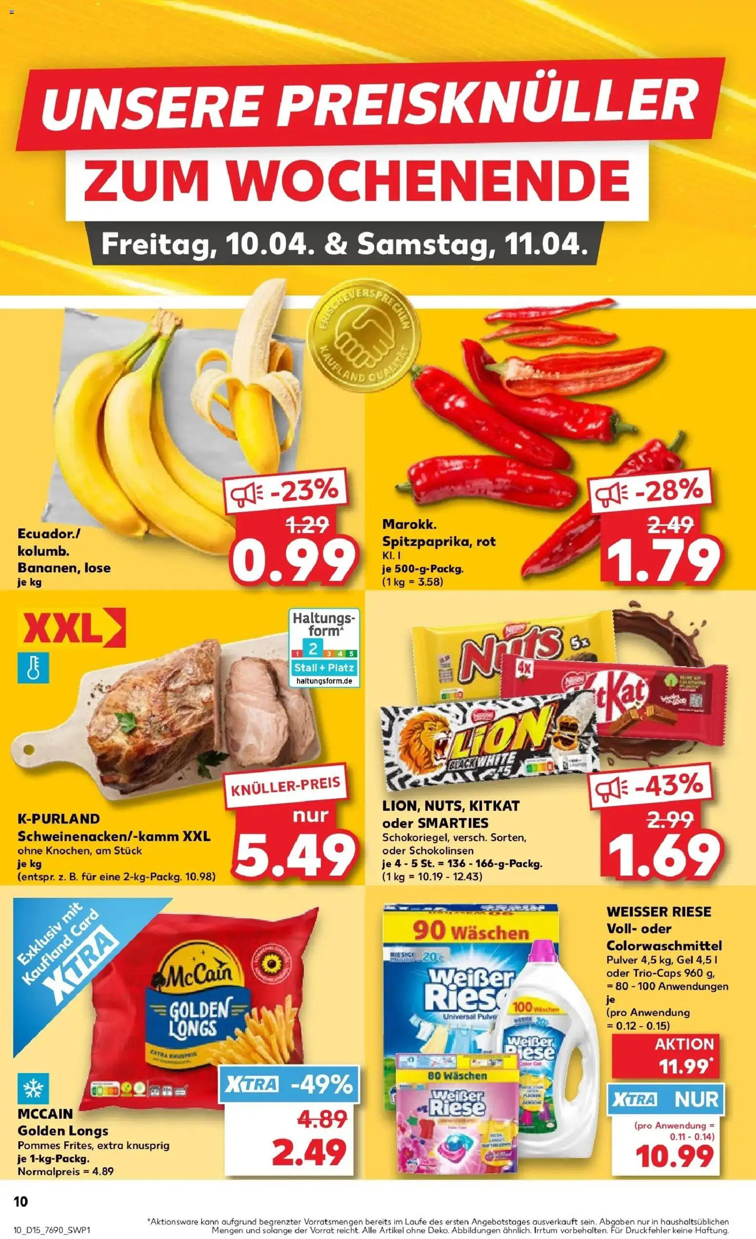 Kaufland Prospekt Konstanz	 – gültig ab 07.04.2026 | Seite: 22 | Produkte: Smarties, Pommes, McCain