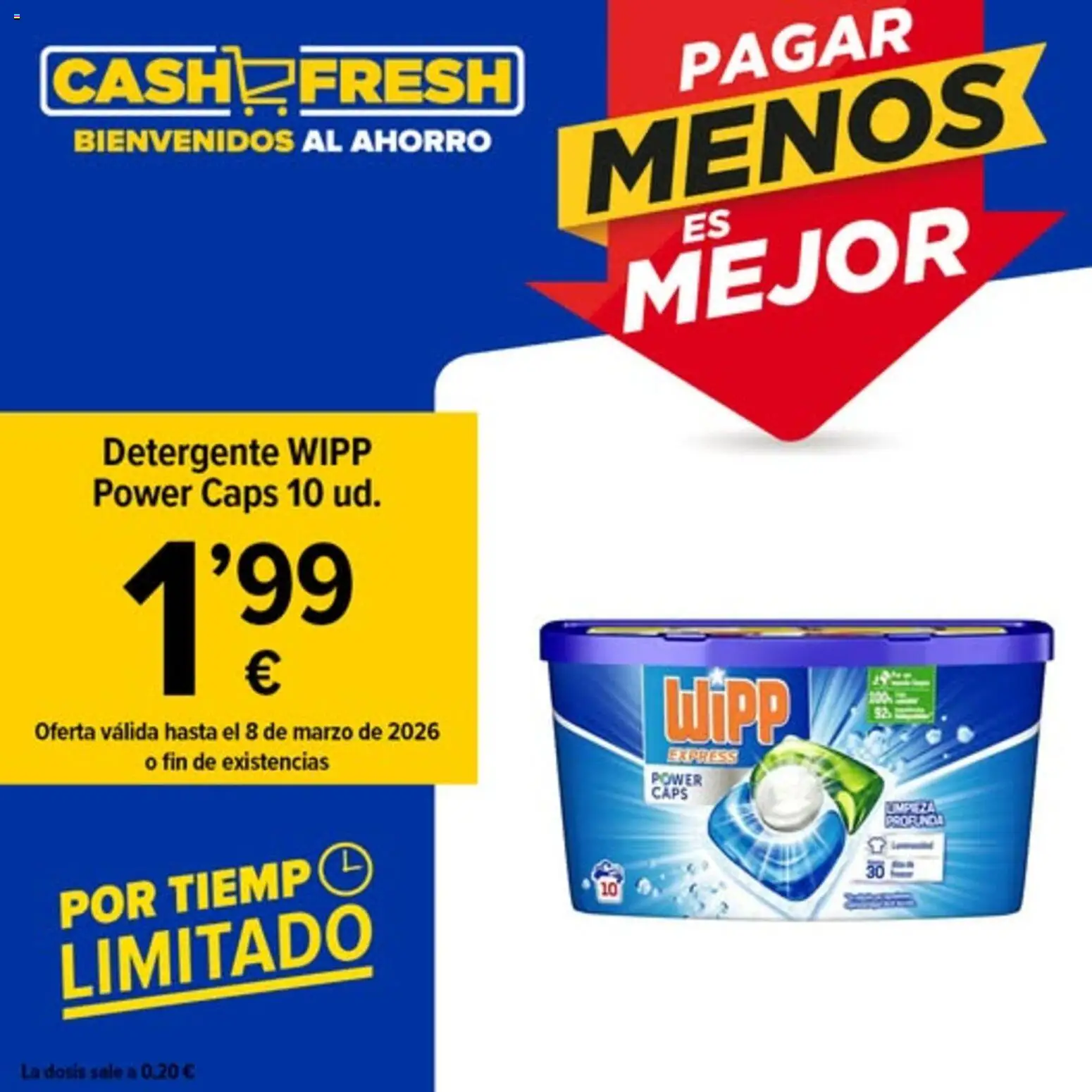 Cash Fresh folleto │ válido desde el 03.03.2026 | Página: 1 | Productos: Detergente