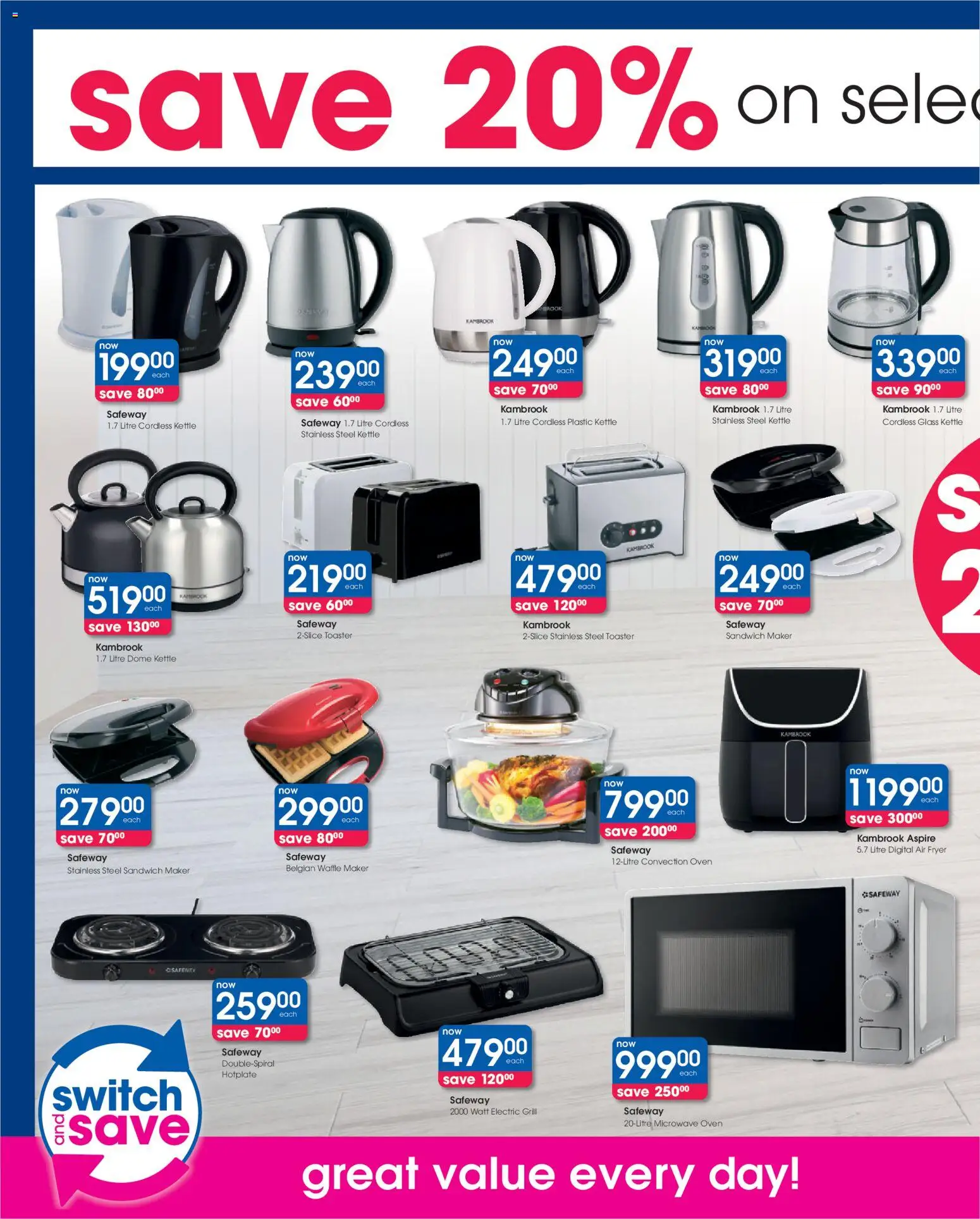 New Clicks catalogue – valid from 25.02.2026 | Page: 42 | Products: Oven, Microwave oven, Microwave, Air fryer