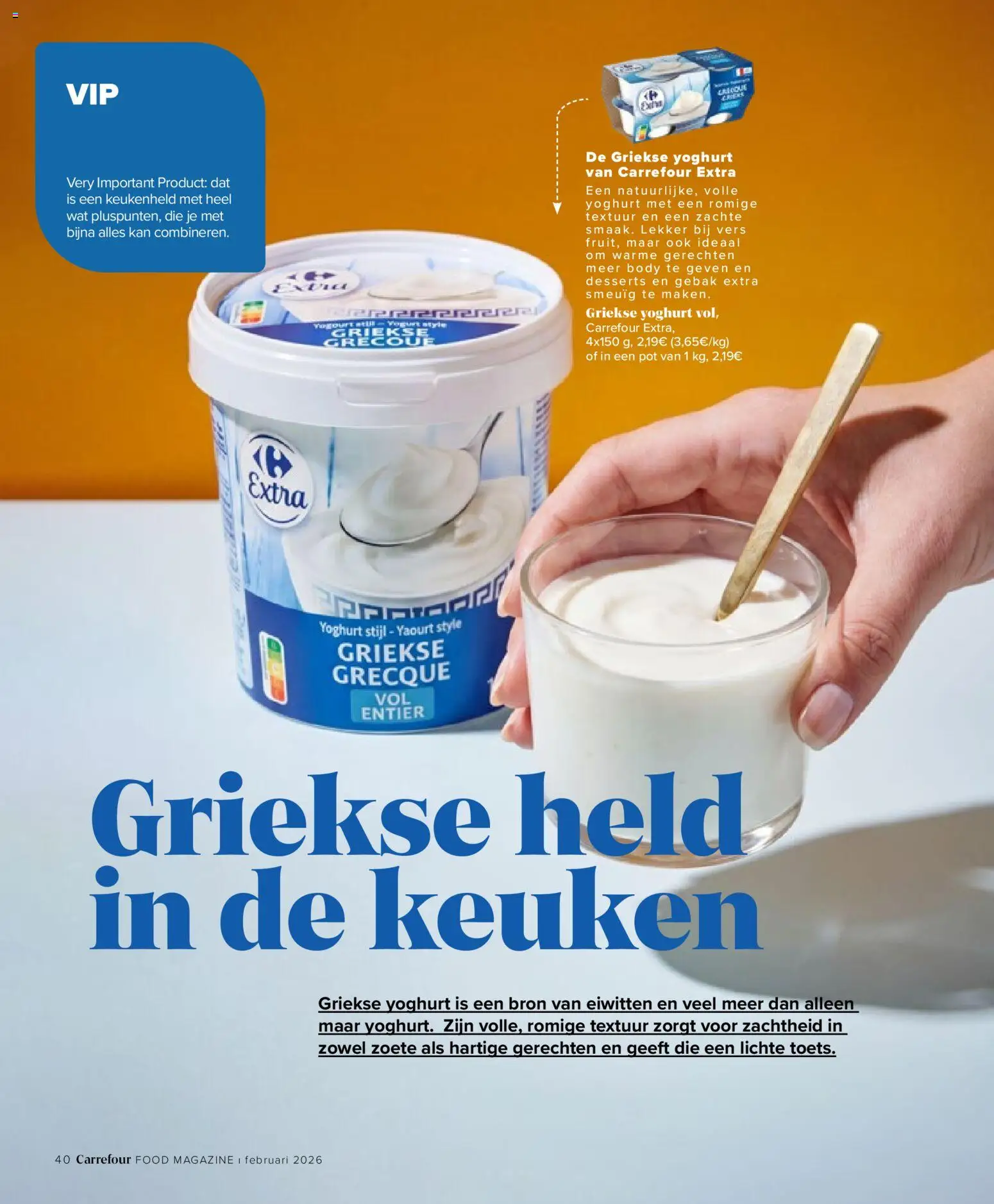 {H1} | Pagina: 40 | Producten: Gebak, Pot, Kan, Yoghurt