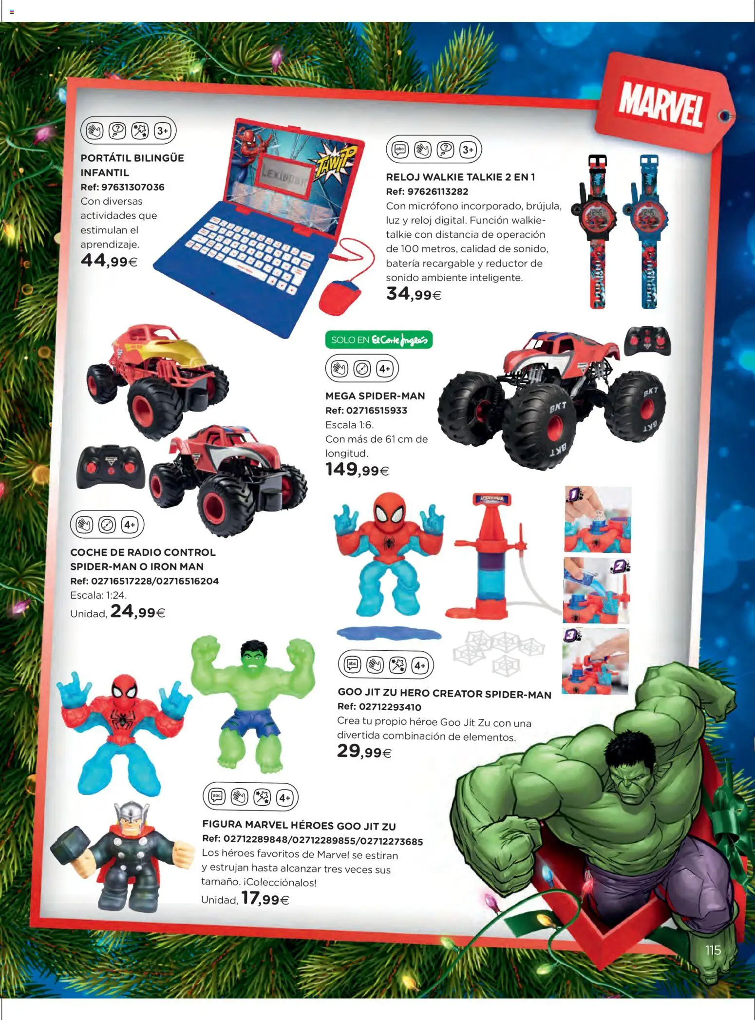 El Corte Inglés ofertas │ válido desde el 27.10.2025 | Página: 115 | Productos: Reloj, Radio, Micrófono, Batería